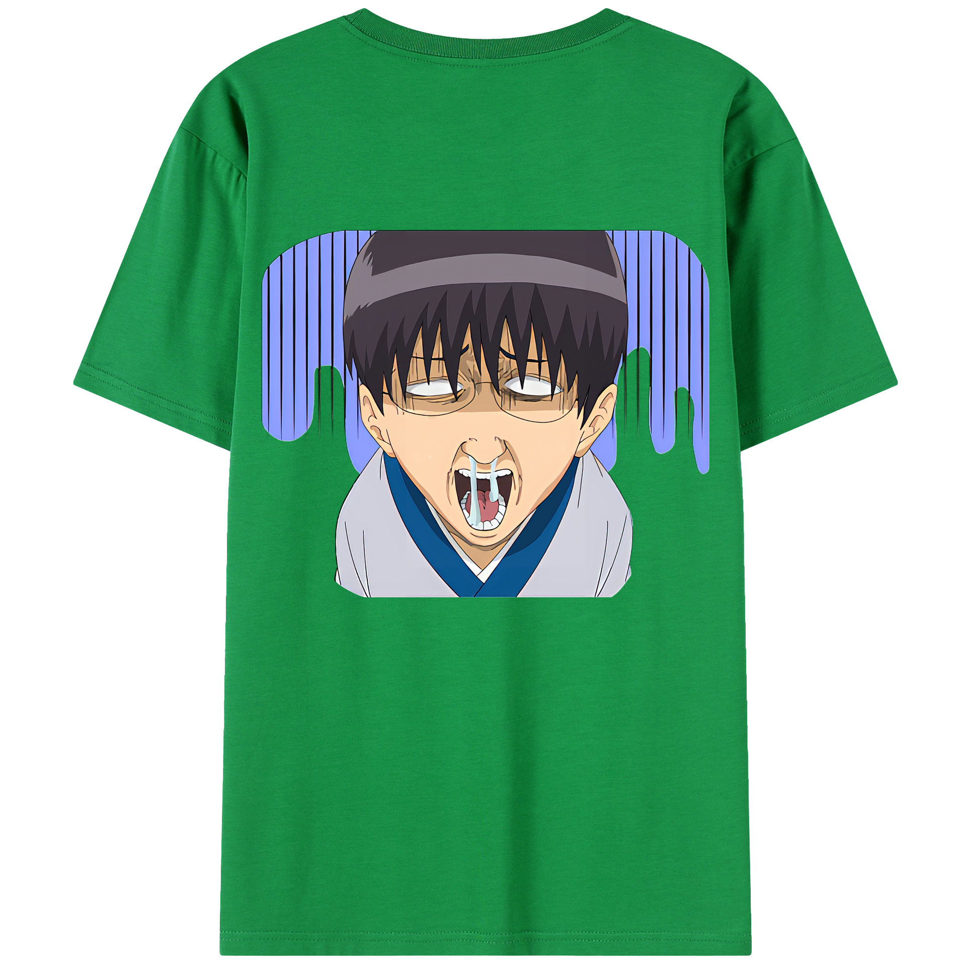 （画像用） ぎんたま 坂田銀時（さかたぎんとき） 神楽 志村新八（しむら しんぱち） GINTAMA Sakata Gintoki Kagura Shimura Shinpachi 綿100％半袖Tシャツ（背面プリント）
