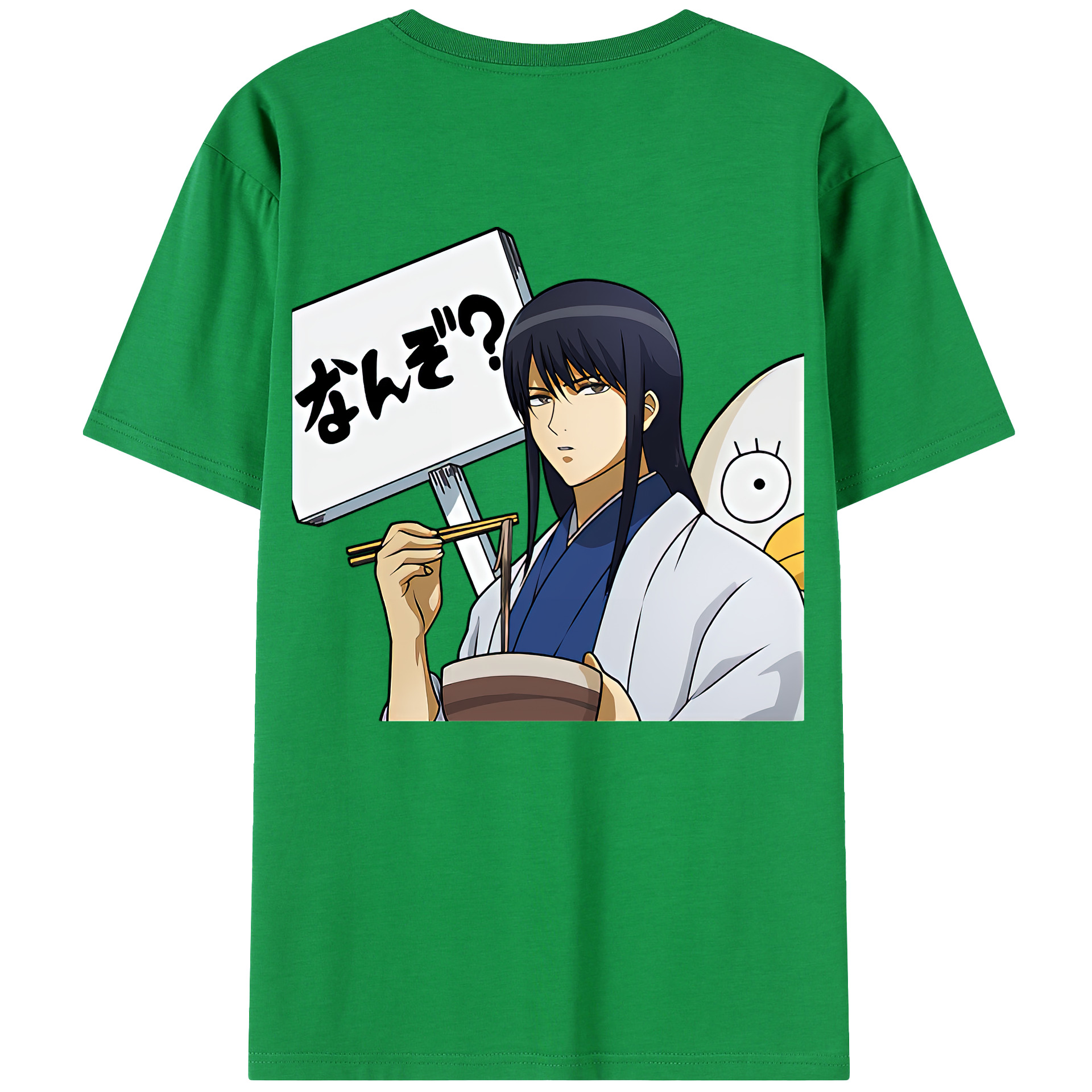 （画像用） ぎんたま 坂田銀時（さかたぎんとき） 神楽 志村新八（しむら しんぱち） GINTAMA Sakata Gintoki Kagura Shimura Shinpachi 綿100％半袖Tシャツ（背面プリント）