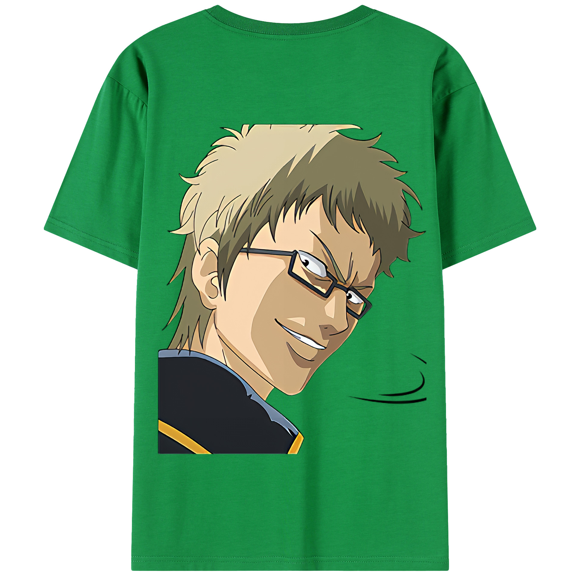 （画像用） ぎんたま 坂田銀時（さかたぎんとき） 神楽 志村新八（しむら しんぱち） GINTAMA Sakata Gintoki Kagura Shimura Shinpachi 綿100％半袖Tシャツ（背面プリント）