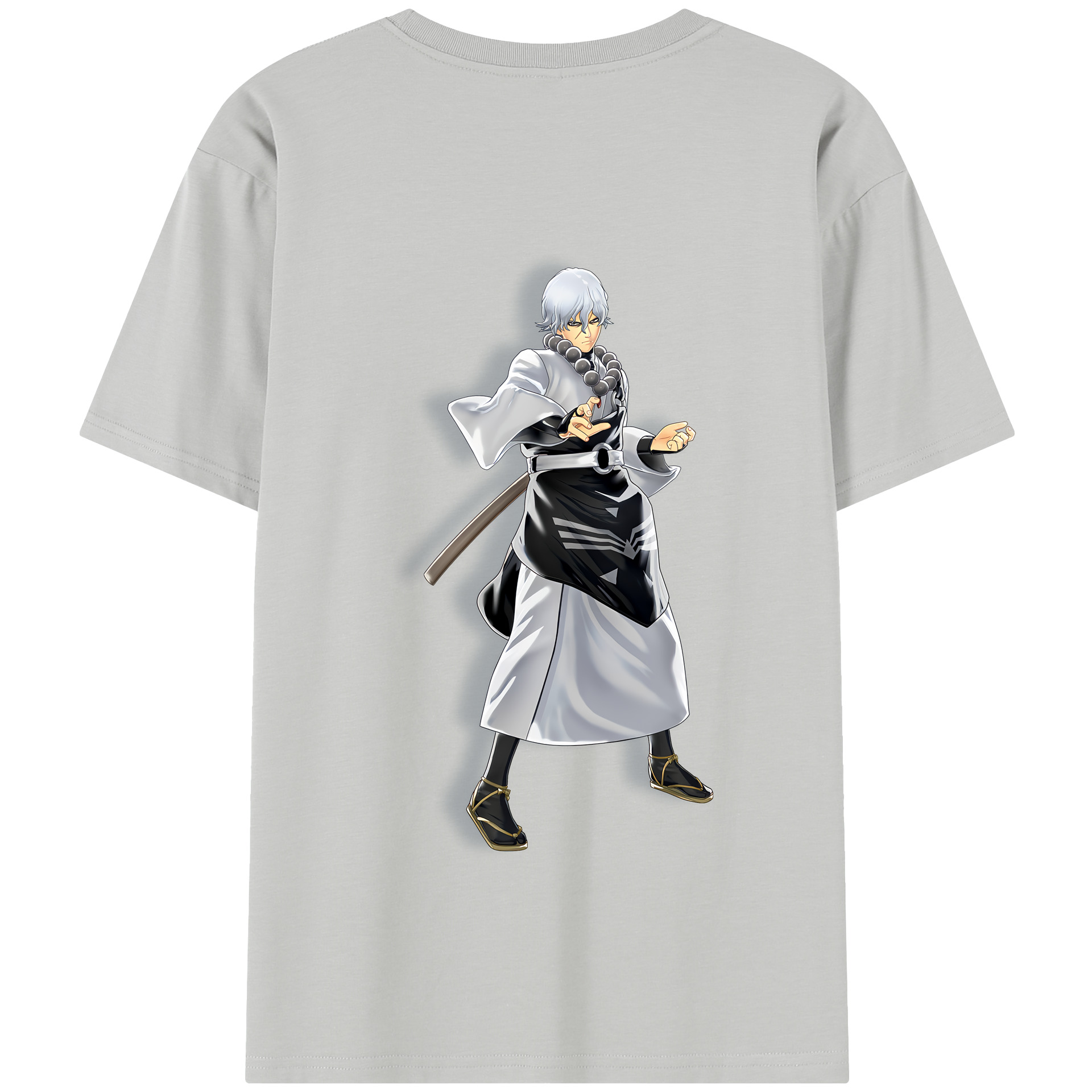 （画像用） ぎんたま 坂田銀時（さかたぎんとき） 神楽 志村新八（しむら しんぱち） GINTAMA Sakata Gintoki Kagura Shimura Shinpachi 綿100％半袖Tシャツ（背面プリント）