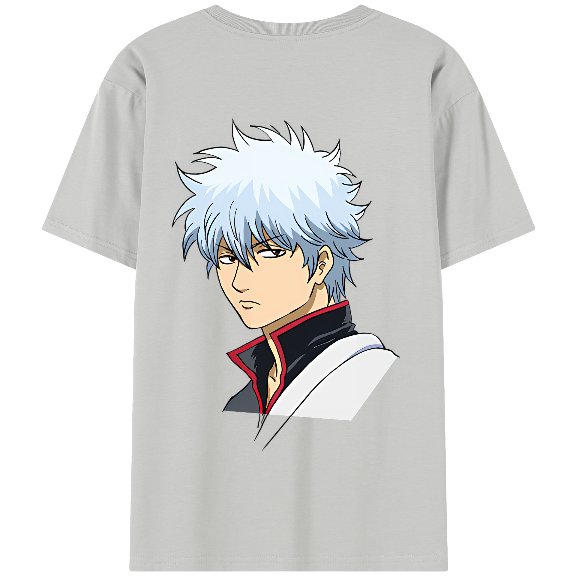 （画像用） ぎんたま 坂田銀時（さかたぎんとき） 神楽 志村新八（しむら しんぱち） GINTAMA Sakata Gintoki Kagura Shimura Shinpachi 綿100％半袖Tシャツ（背面プリント）