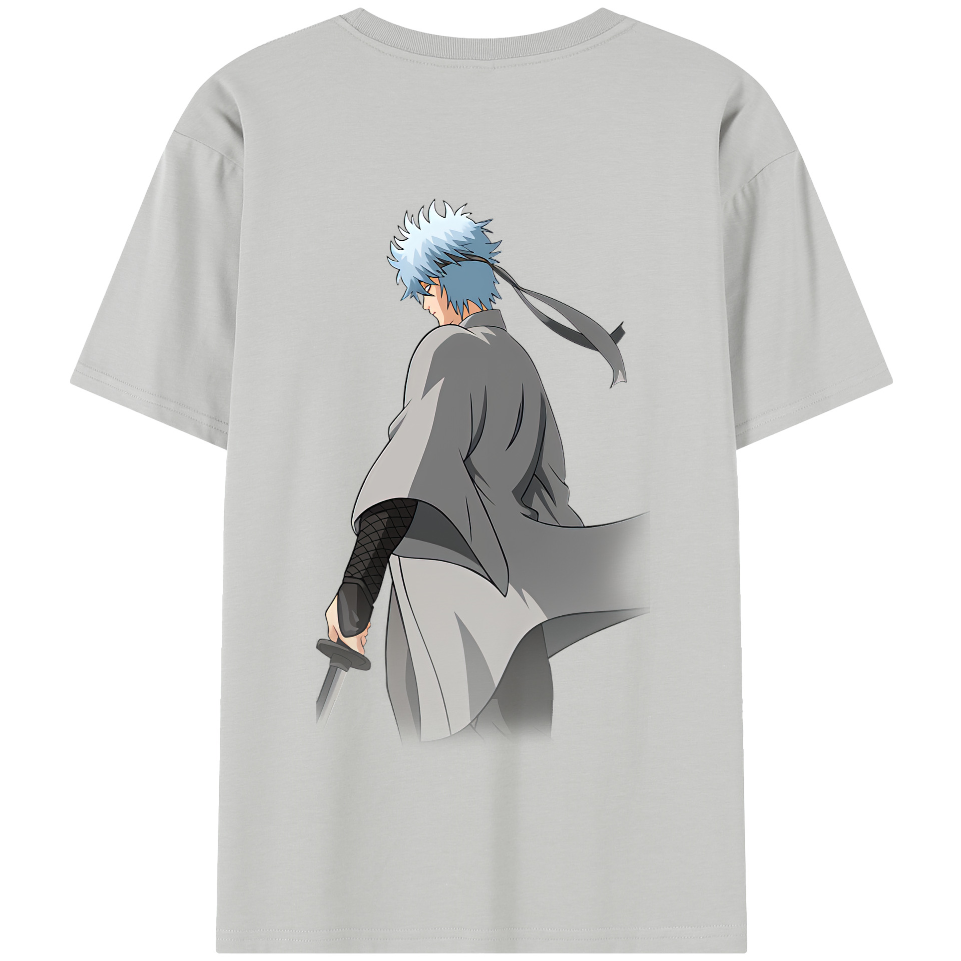 （画像用） ぎんたま 坂田銀時（さかたぎんとき） 神楽 志村新八（しむら しんぱち） GINTAMA Sakata Gintoki Kagura Shimura Shinpachi 綿100％半袖Tシャツ（背面プリント）