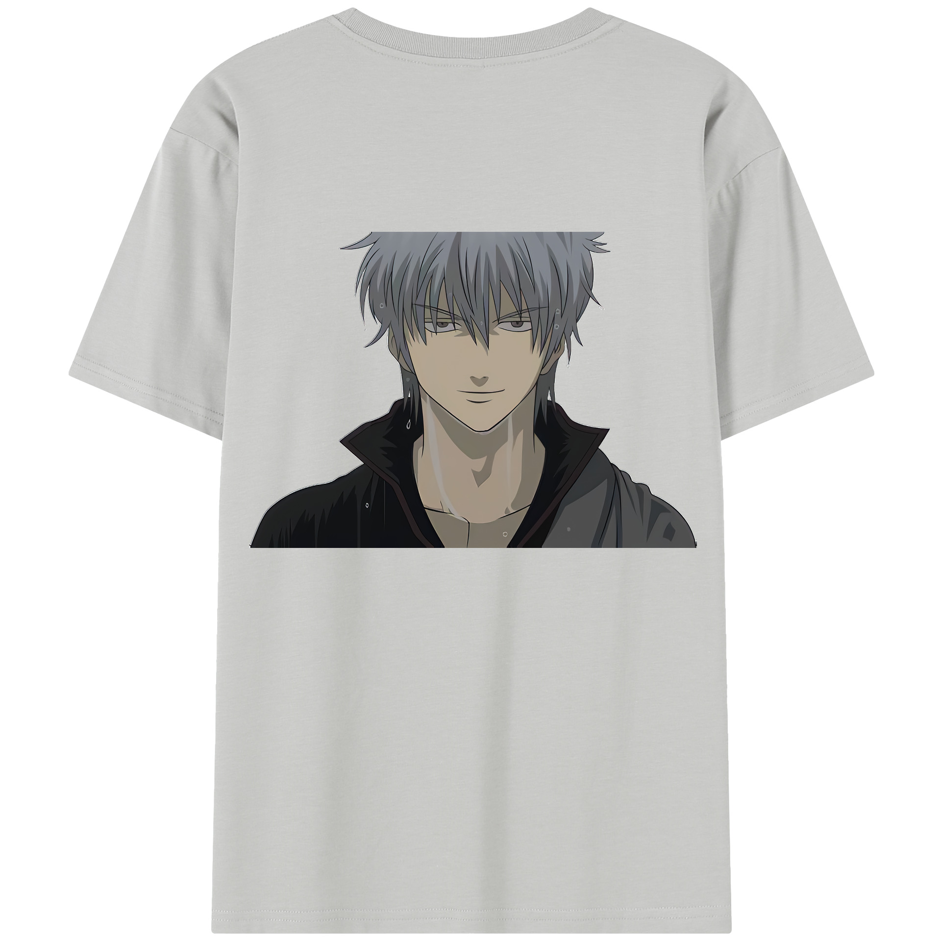 （画像用） ぎんたま 坂田銀時（さかたぎんとき） 神楽 志村新八（しむら しんぱち） GINTAMA Sakata Gintoki Kagura Shimura Shinpachi 綿100％半袖Tシャツ（背面プリント）