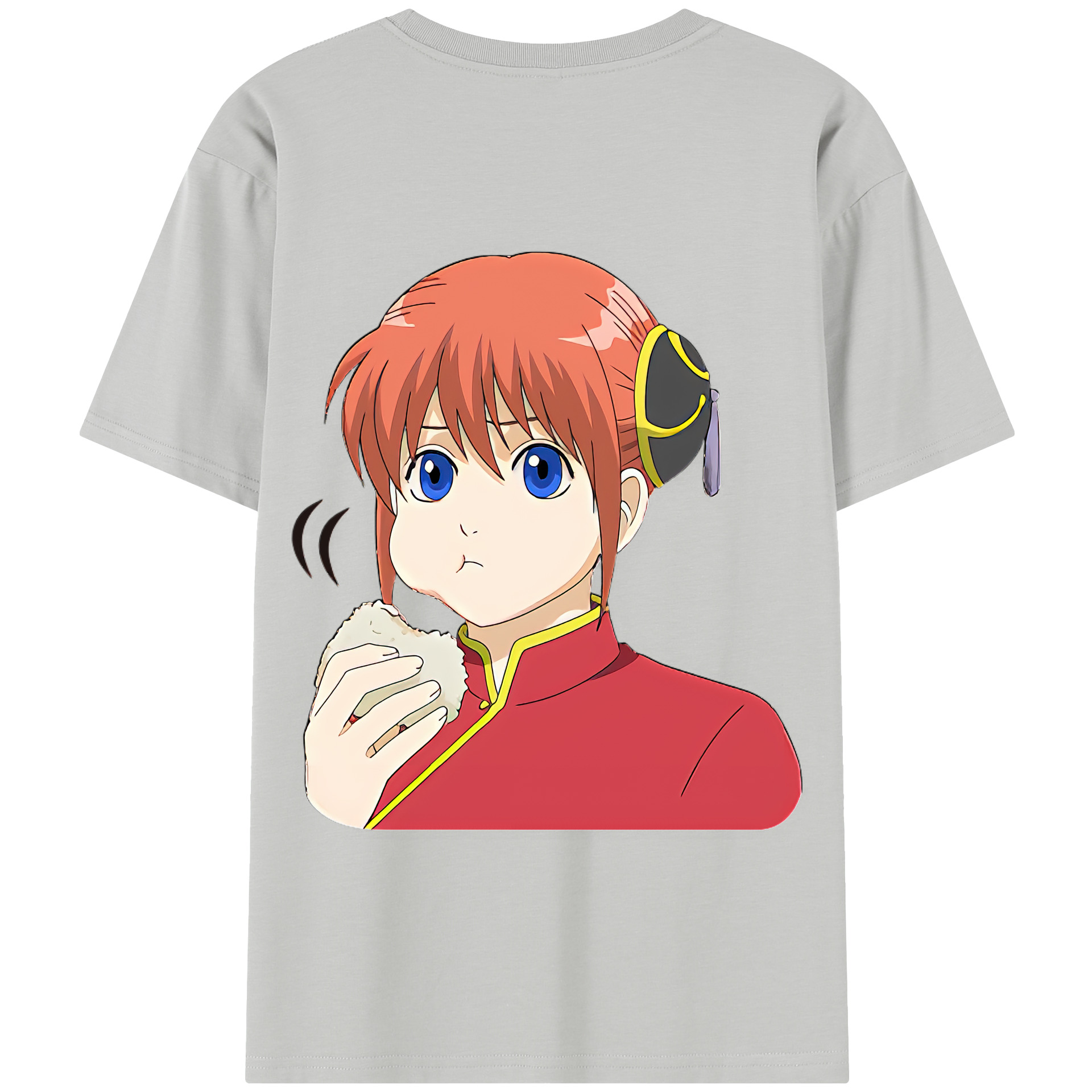 （画像用） ぎんたま 坂田銀時（さかたぎんとき） 神楽 志村新八（しむら しんぱち） GINTAMA Sakata Gintoki Kagura Shimura Shinpachi 綿100％半袖Tシャツ（背面プリント）