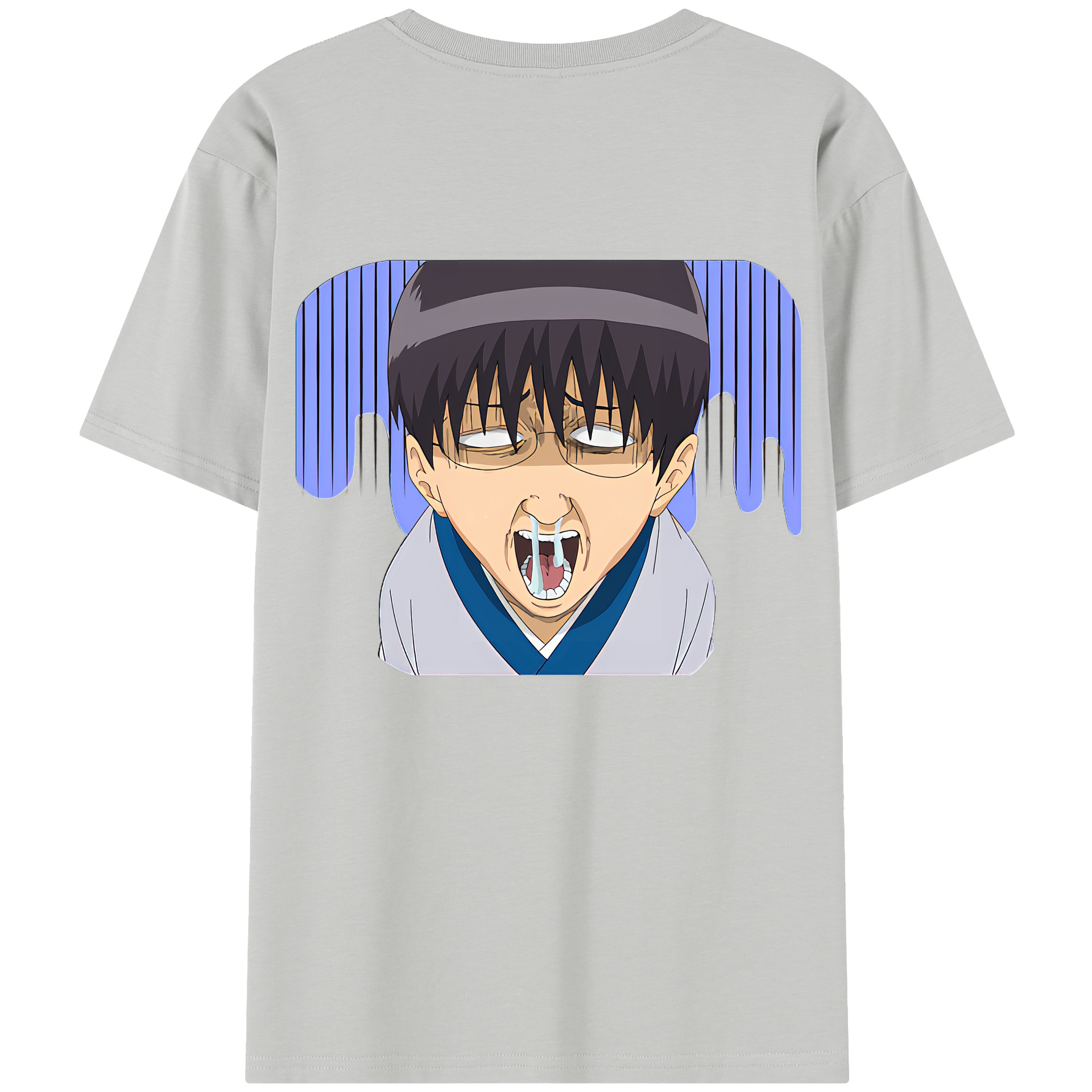 （画像用） ぎんたま 坂田銀時（さかたぎんとき） 神楽 志村新八（しむら しんぱち） GINTAMA Sakata Gintoki Kagura Shimura Shinpachi 綿100％半袖Tシャツ（背面プリント）
