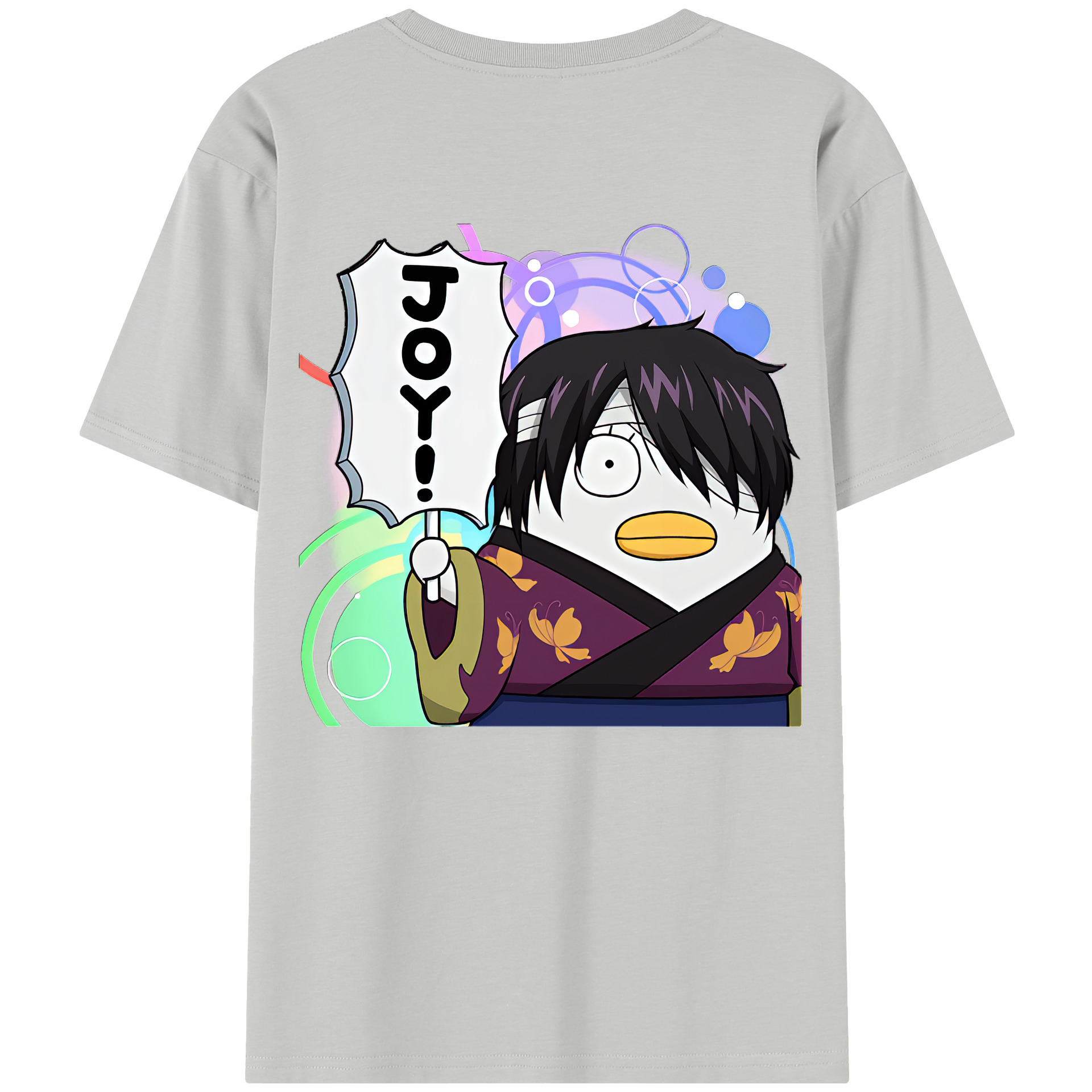 （画像用） ぎんたま 坂田銀時（さかたぎんとき） 神楽 志村新八（しむら しんぱち） GINTAMA Sakata Gintoki Kagura Shimura Shinpachi 綿100％半袖Tシャツ（背面プリント）