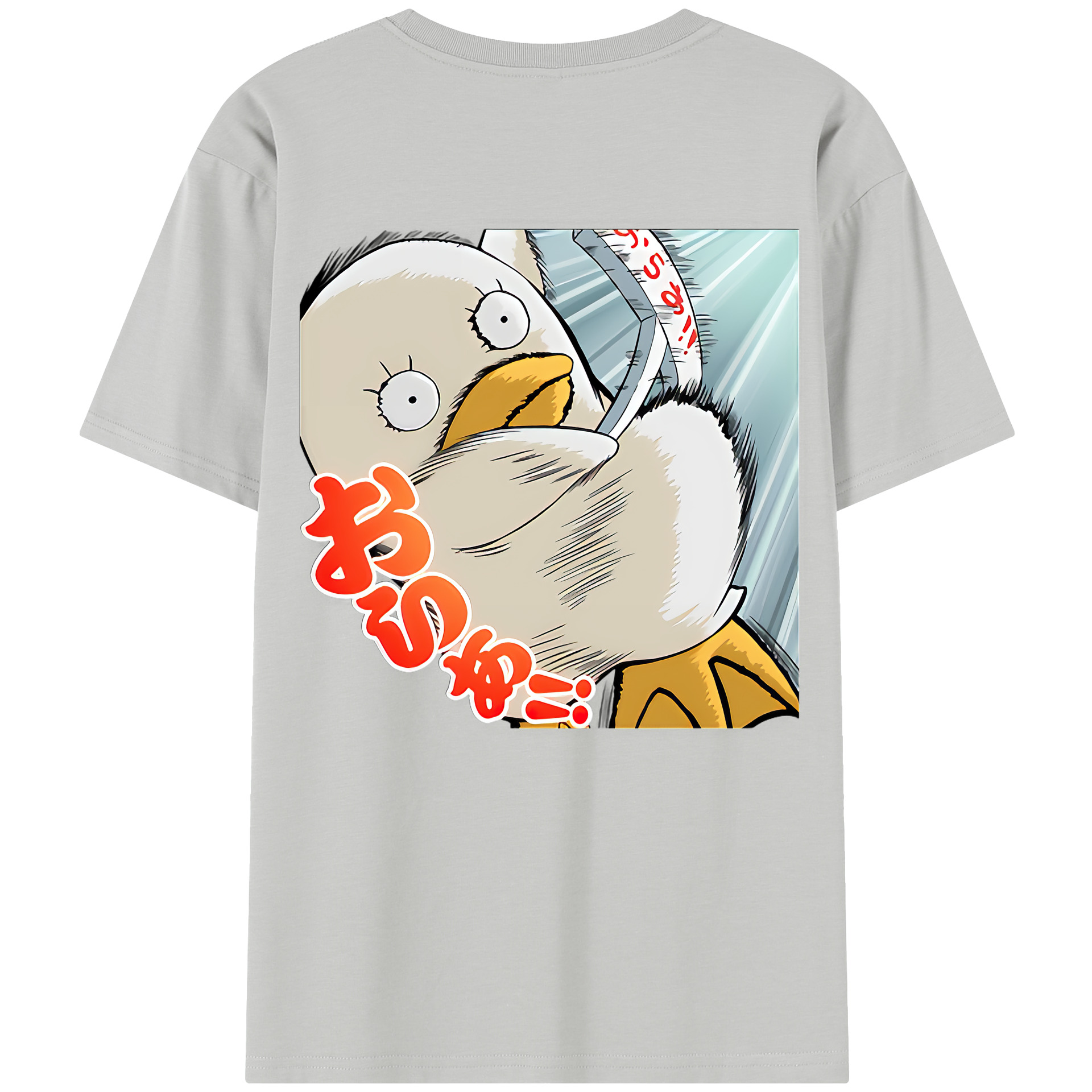 （画像用） ぎんたま 坂田銀時（さかたぎんとき） 神楽 志村新八（しむら しんぱち） GINTAMA Sakata Gintoki Kagura Shimura Shinpachi 綿100％半袖Tシャツ（背面プリント）