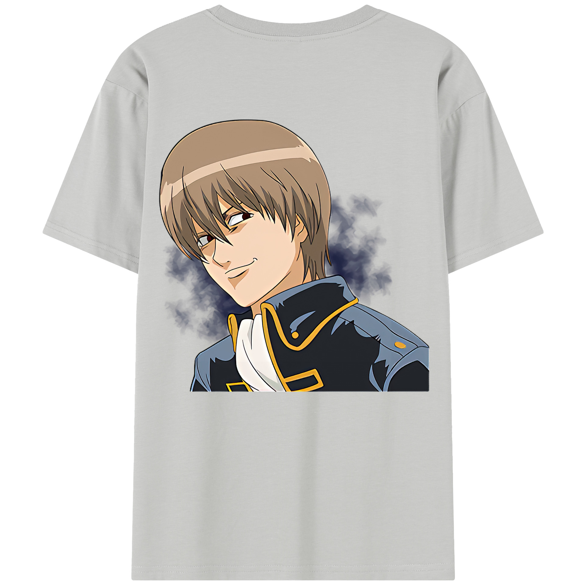 （画像用） ぎんたま 坂田銀時（さかたぎんとき） 神楽 志村新八（しむら しんぱち） GINTAMA Sakata Gintoki Kagura Shimura Shinpachi 綿100％半袖Tシャツ（背面プリント）