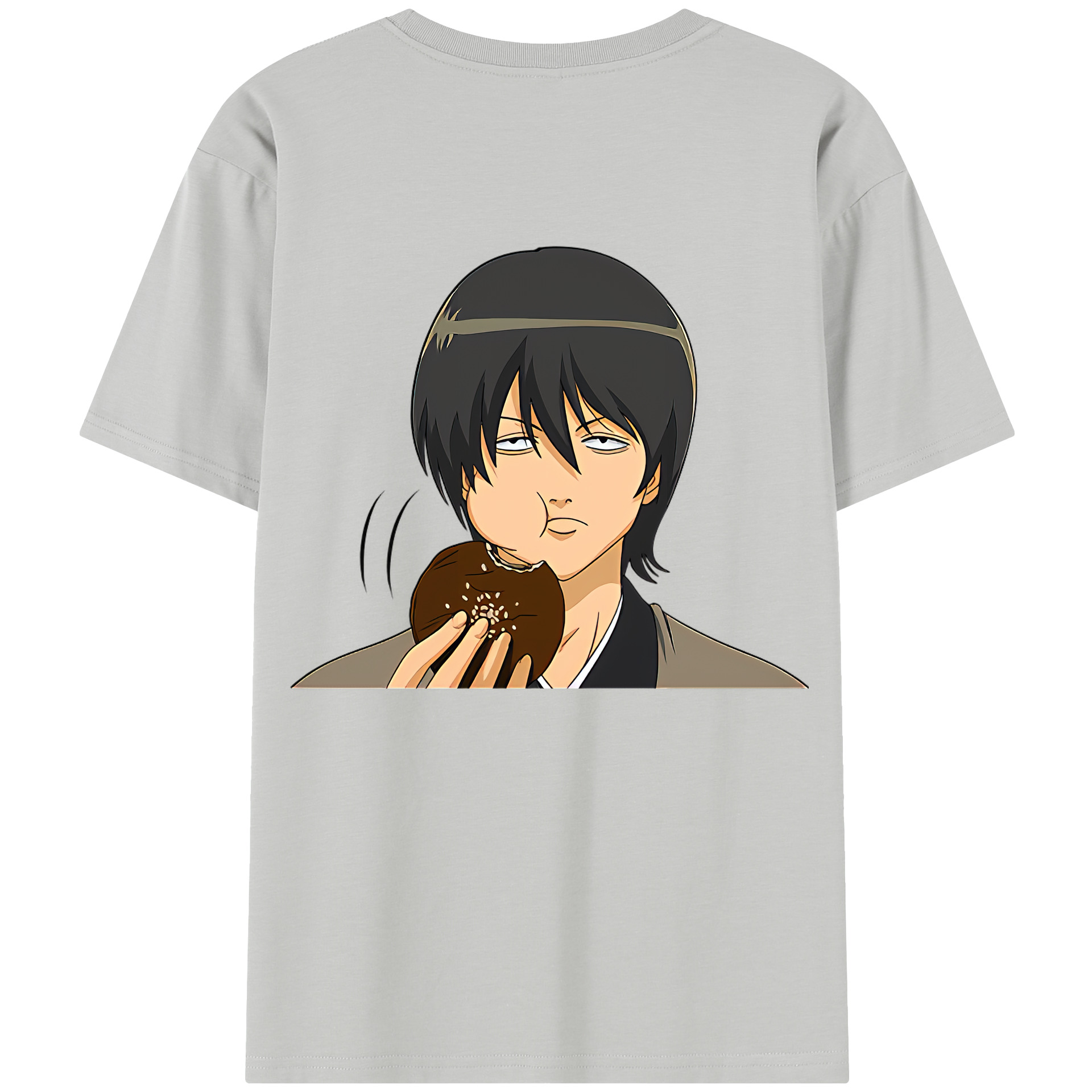 （画像用） ぎんたま 坂田銀時（さかたぎんとき） 神楽 志村新八（しむら しんぱち） GINTAMA Sakata Gintoki Kagura Shimura Shinpachi 綿100％半袖Tシャツ（背面プリント）