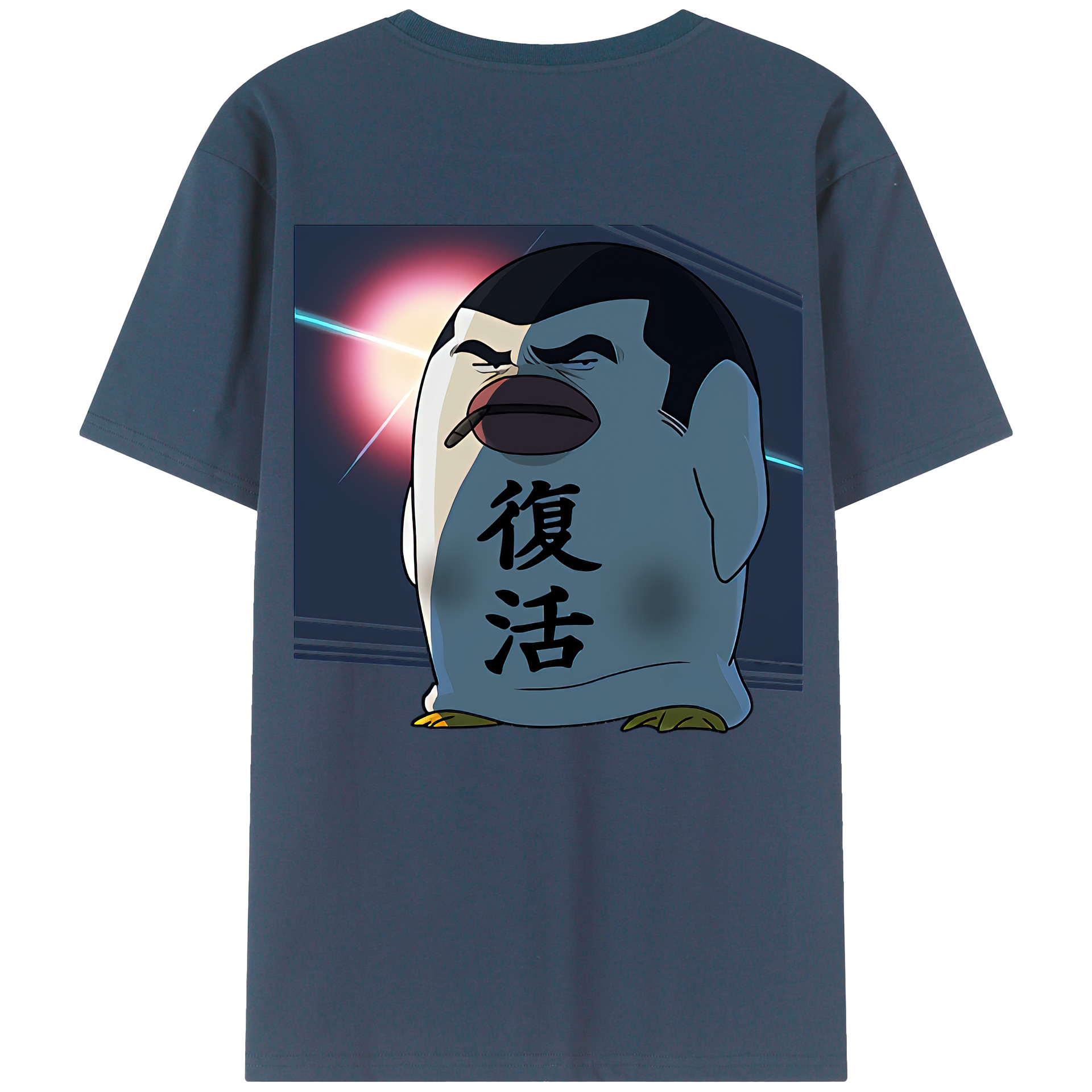 （画像用） ぎんたま 坂田銀時（さかたぎんとき） 神楽 志村新八（しむら しんぱち） GINTAMA Sakata Gintoki Kagura Shimura Shinpachi 綿100％半袖Tシャツ（背面プリント）