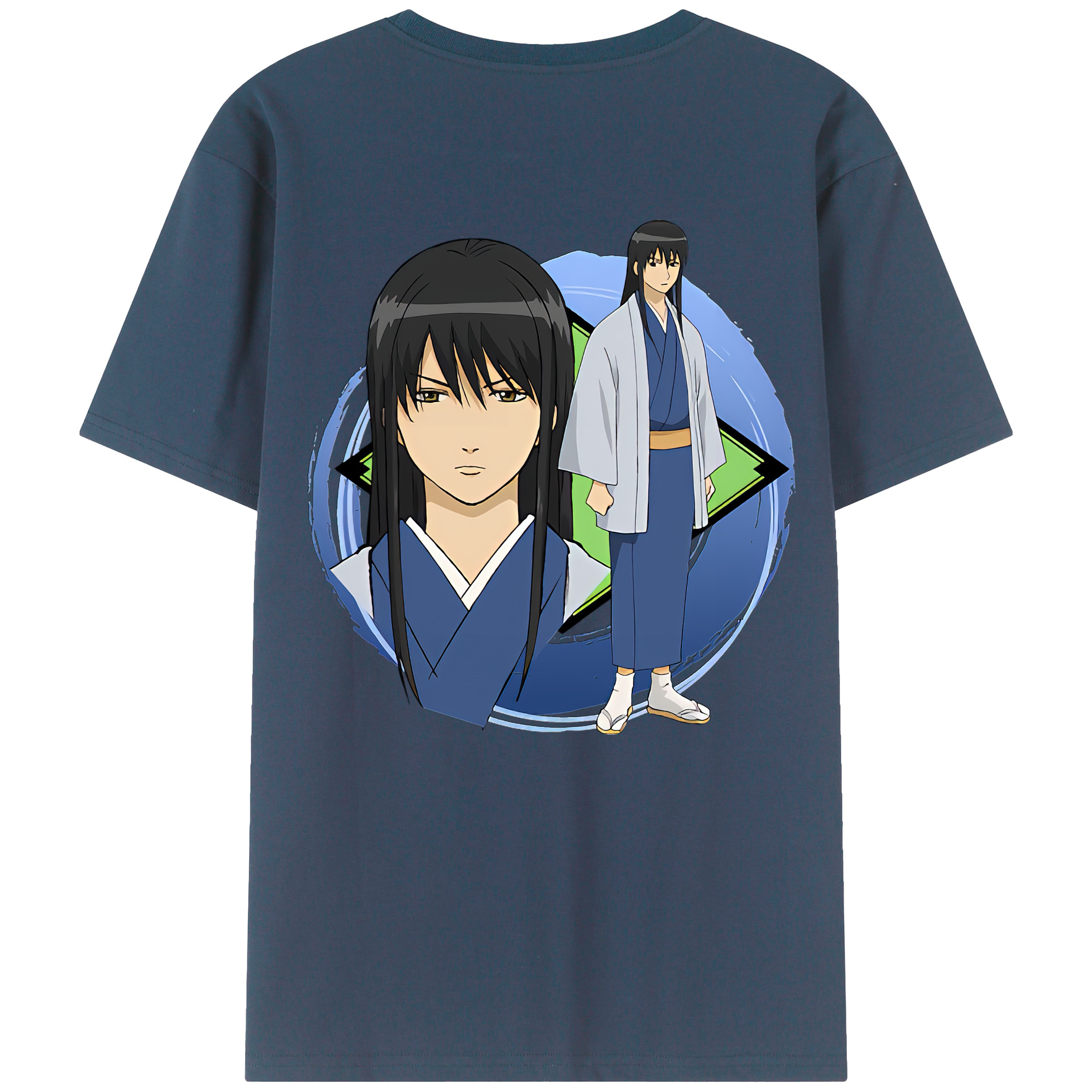 （画像用） ぎんたま 坂田銀時（さかたぎんとき） 神楽 志村新八（しむら しんぱち） GINTAMA Sakata Gintoki Kagura Shimura Shinpachi 綿100％半袖Tシャツ（背面プリント）