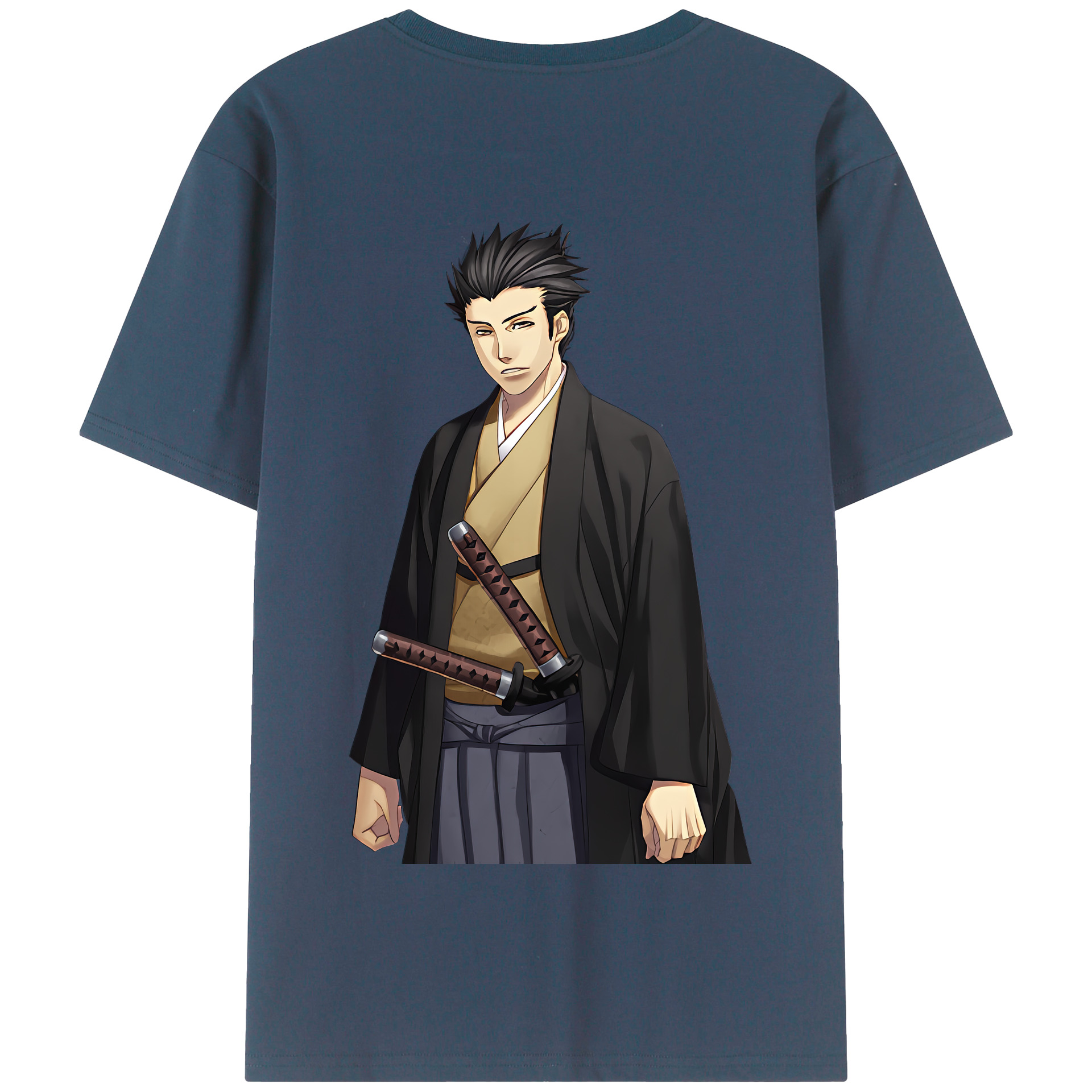 （画像用） ぎんたま 坂田銀時（さかたぎんとき） 神楽 志村新八（しむら しんぱち） GINTAMA Sakata Gintoki Kagura Shimura Shinpachi 綿100％半袖Tシャツ（背面プリント）