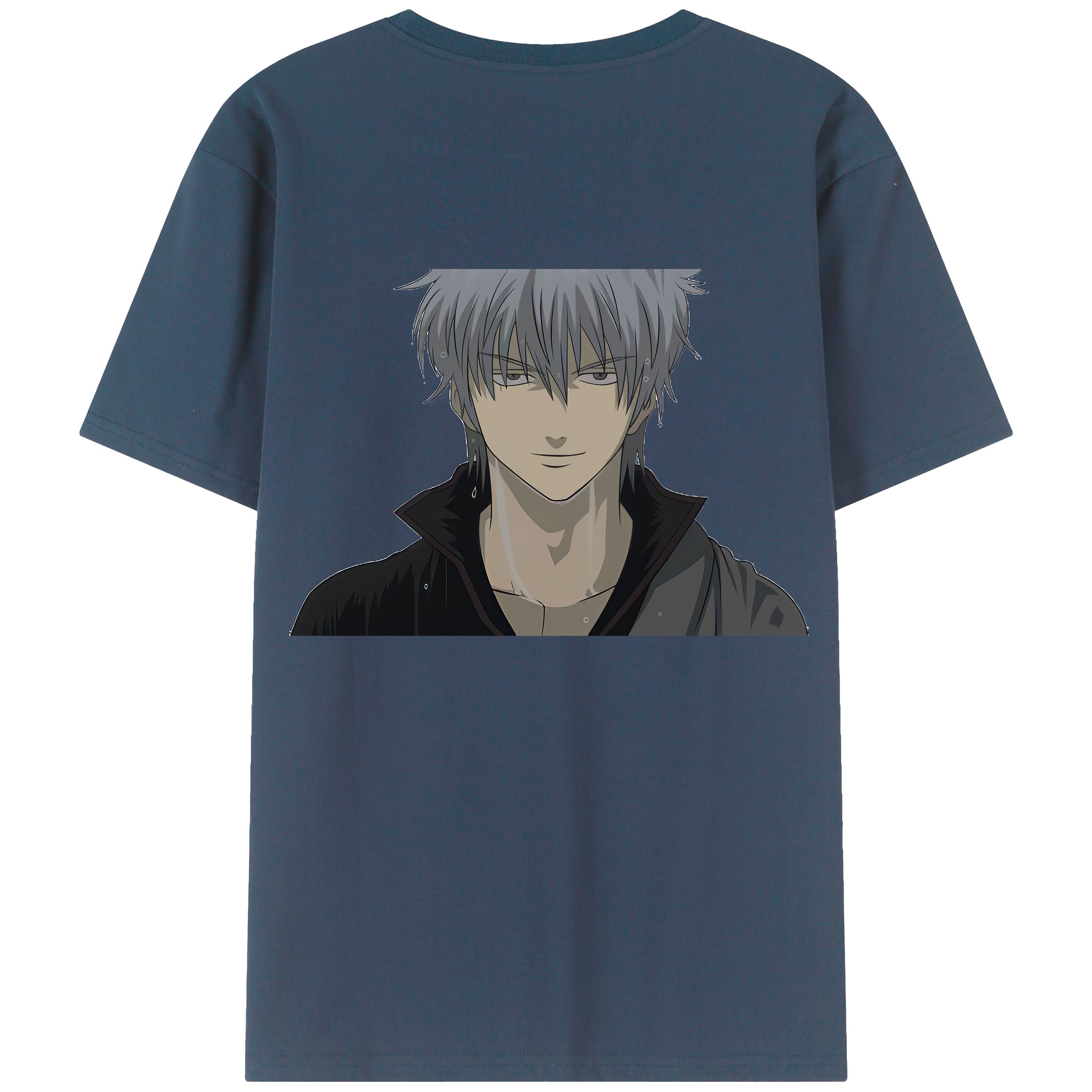 （画像用） ぎんたま 坂田銀時（さかたぎんとき） 神楽 志村新八（しむら しんぱち） GINTAMA Sakata Gintoki Kagura Shimura Shinpachi 綿100％半袖Tシャツ（背面プリント）