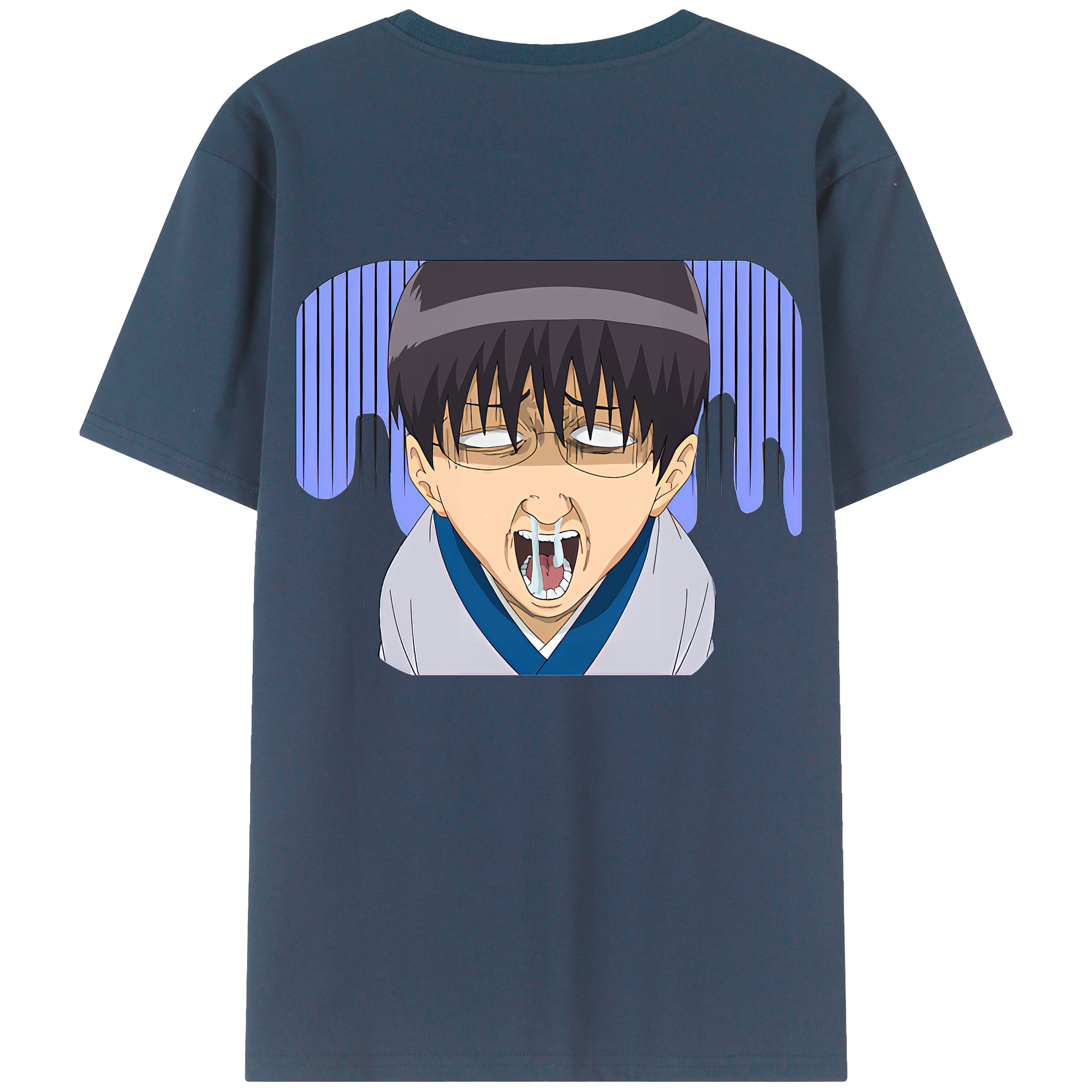 （画像用） ぎんたま 坂田銀時（さかたぎんとき） 神楽 志村新八（しむら しんぱち） GINTAMA Sakata Gintoki Kagura Shimura Shinpachi 綿100％半袖Tシャツ（背面プリント）