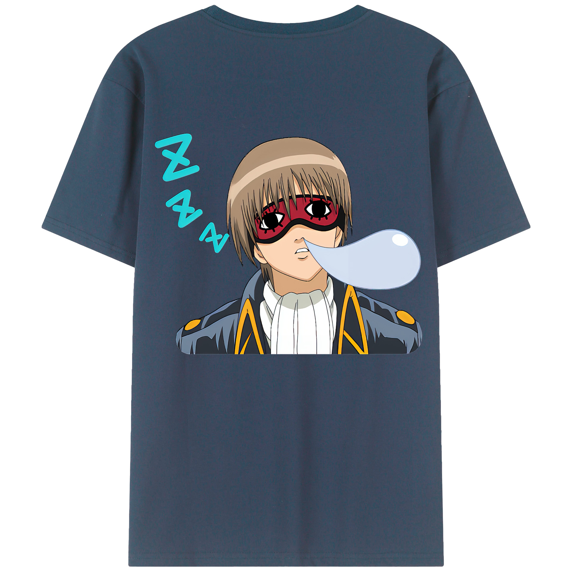 （画像用） ぎんたま 坂田銀時（さかたぎんとき） 神楽 志村新八（しむら しんぱち） GINTAMA Sakata Gintoki Kagura Shimura Shinpachi 綿100％半袖Tシャツ（背面プリント）