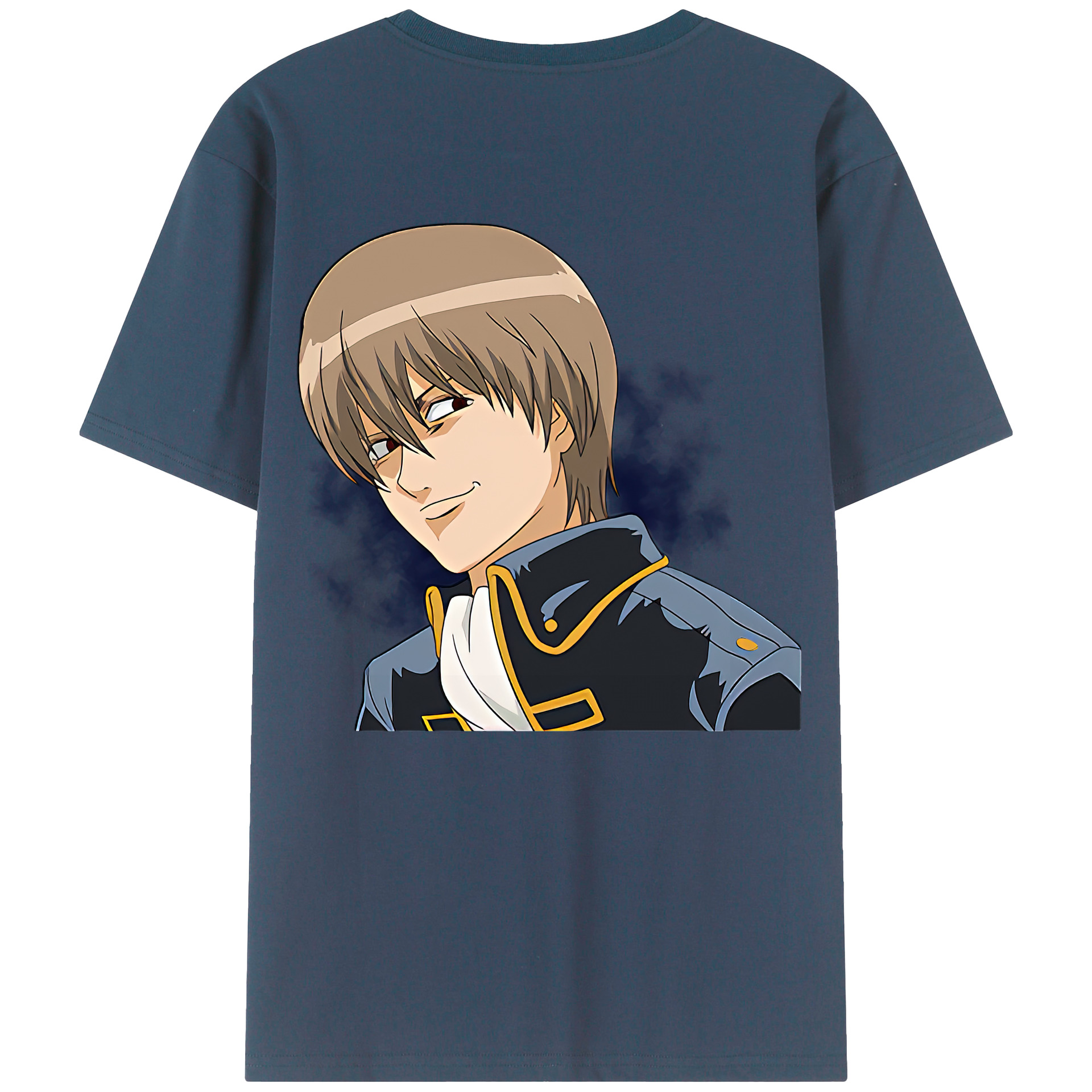 （画像用） ぎんたま 坂田銀時（さかたぎんとき） 神楽 志村新八（しむら しんぱち） GINTAMA Sakata Gintoki Kagura Shimura Shinpachi 綿100％半袖Tシャツ（背面プリント）