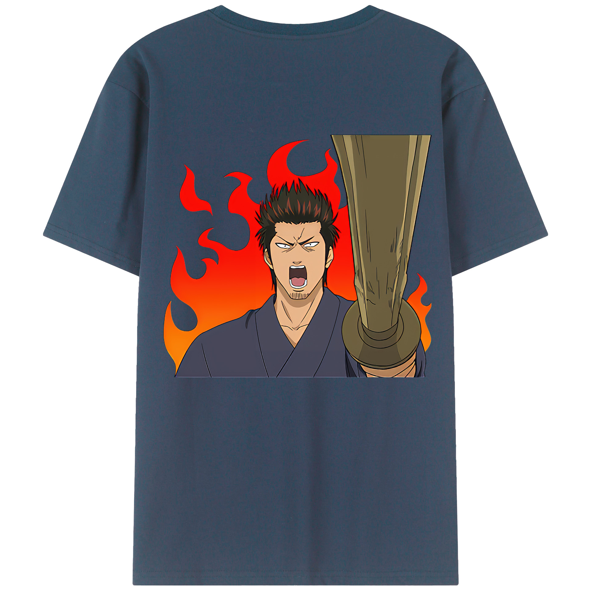 （画像用） ぎんたま 坂田銀時（さかたぎんとき） 神楽 志村新八（しむら しんぱち） GINTAMA Sakata Gintoki Kagura Shimura Shinpachi 綿100％半袖Tシャツ（背面プリント）