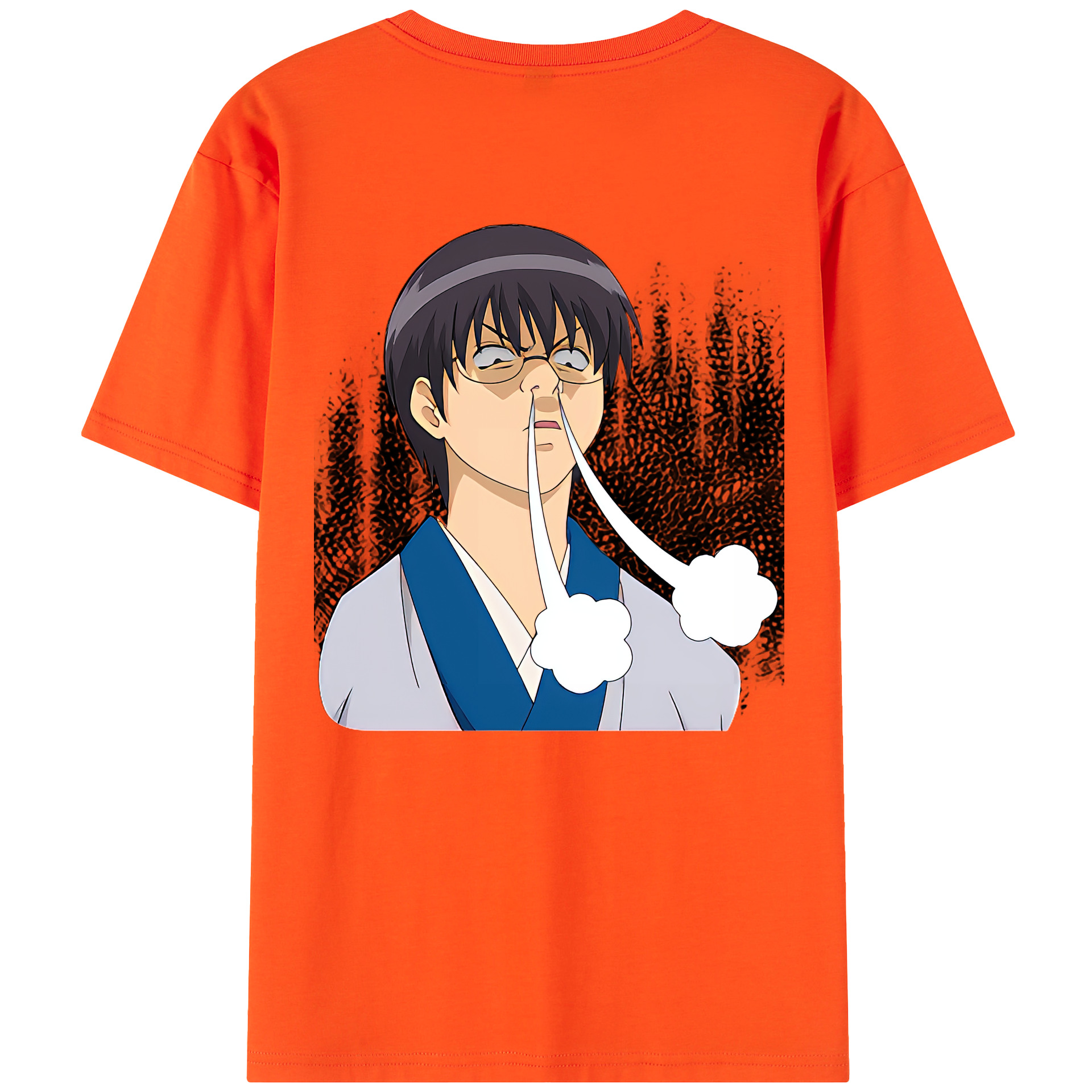 （画像用） ぎんたま 坂田銀時（さかたぎんとき） 神楽 志村新八（しむら しんぱち） GINTAMA Sakata Gintoki Kagura Shimura Shinpachi 綿100％半袖Tシャツ（背面プリント）