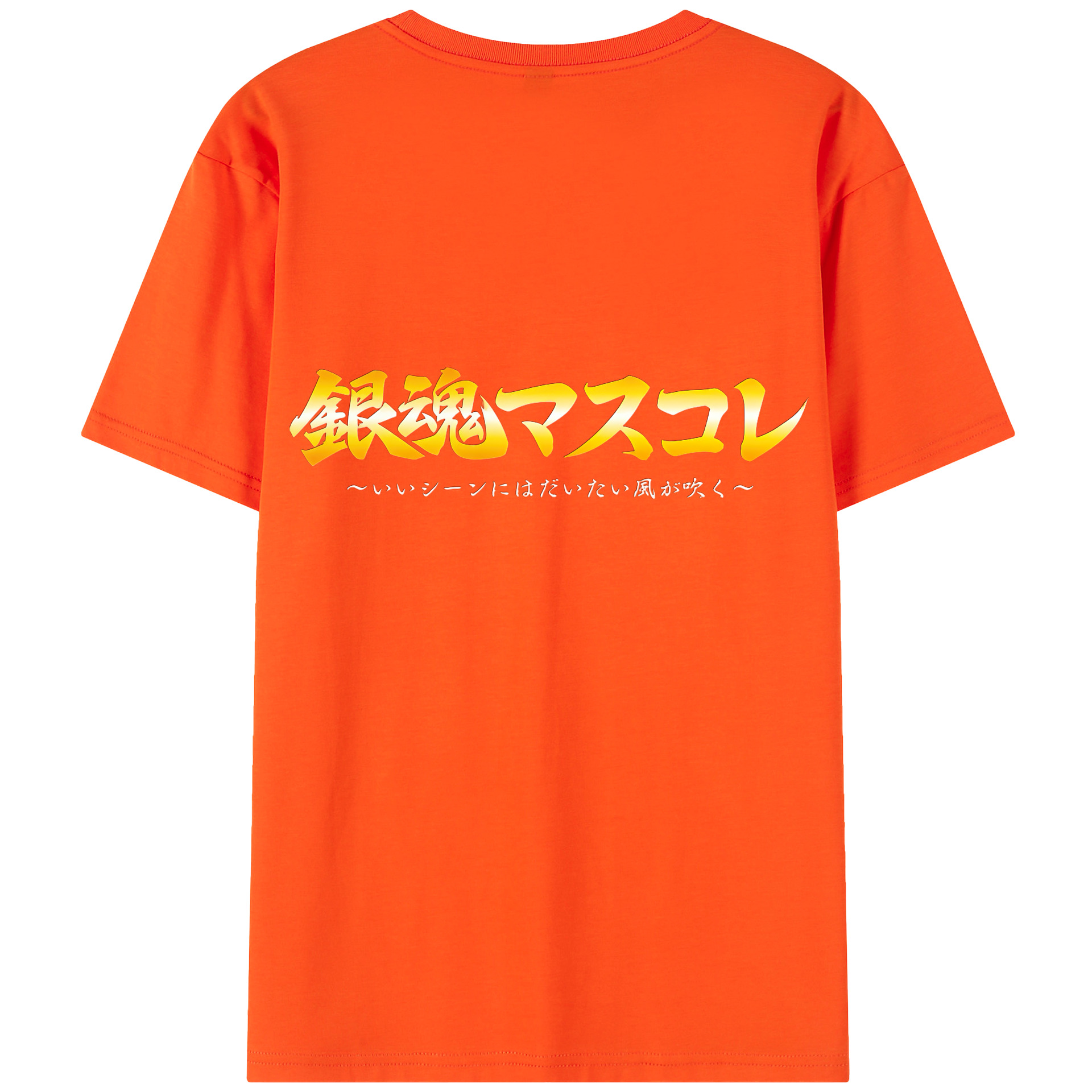 （画像用） ぎんたま 坂田銀時（さかたぎんとき） 神楽 志村新八（しむら しんぱち） GINTAMA Sakata Gintoki Kagura Shimura Shinpachi 綿100％半袖Tシャツ（背面プリント）