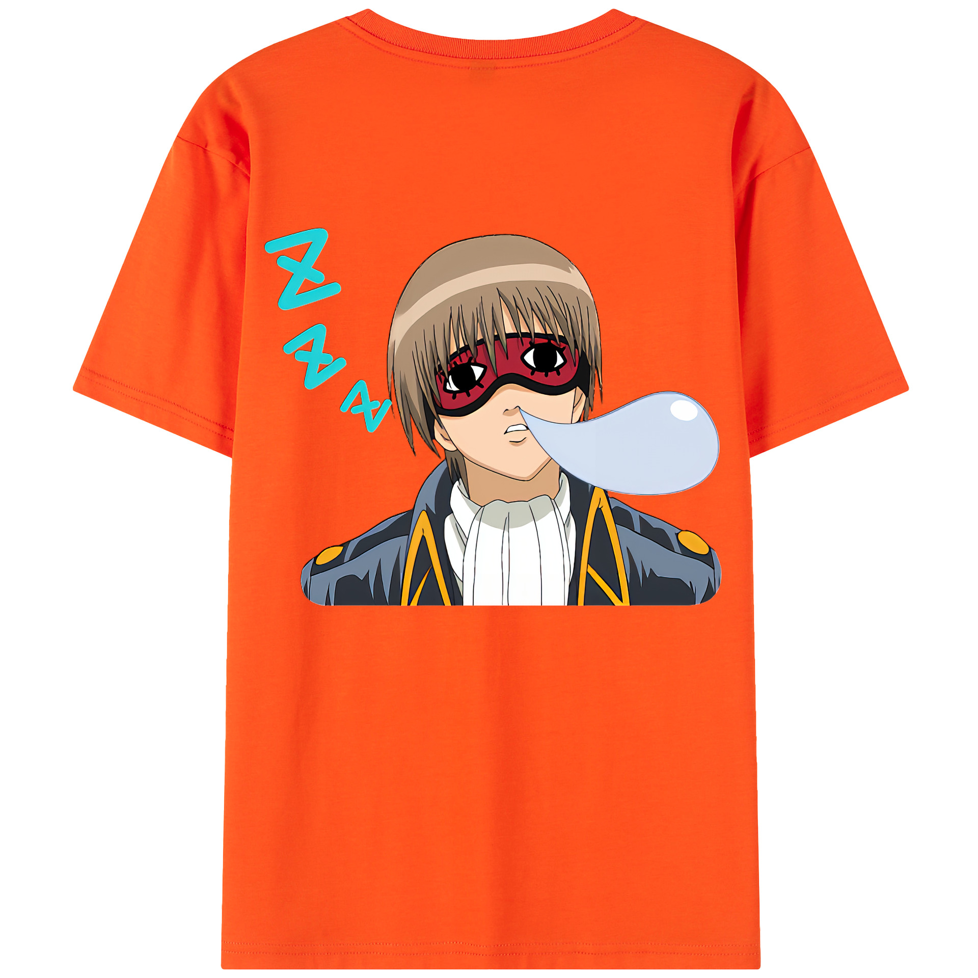 （画像用） ぎんたま 坂田銀時（さかたぎんとき） 神楽 志村新八（しむら しんぱち） GINTAMA Sakata Gintoki Kagura Shimura Shinpachi 綿100％半袖Tシャツ（背面プリント）