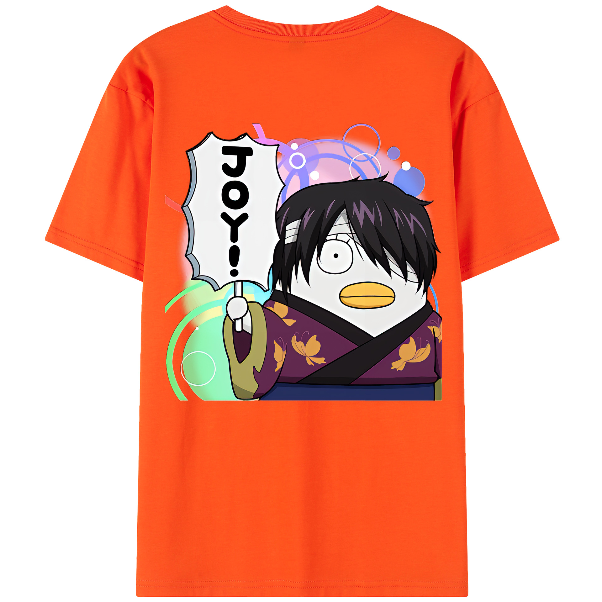 （画像用） ぎんたま 坂田銀時（さかたぎんとき） 神楽 志村新八（しむら しんぱち） GINTAMA Sakata Gintoki Kagura Shimura Shinpachi 綿100％半袖Tシャツ（背面プリント）