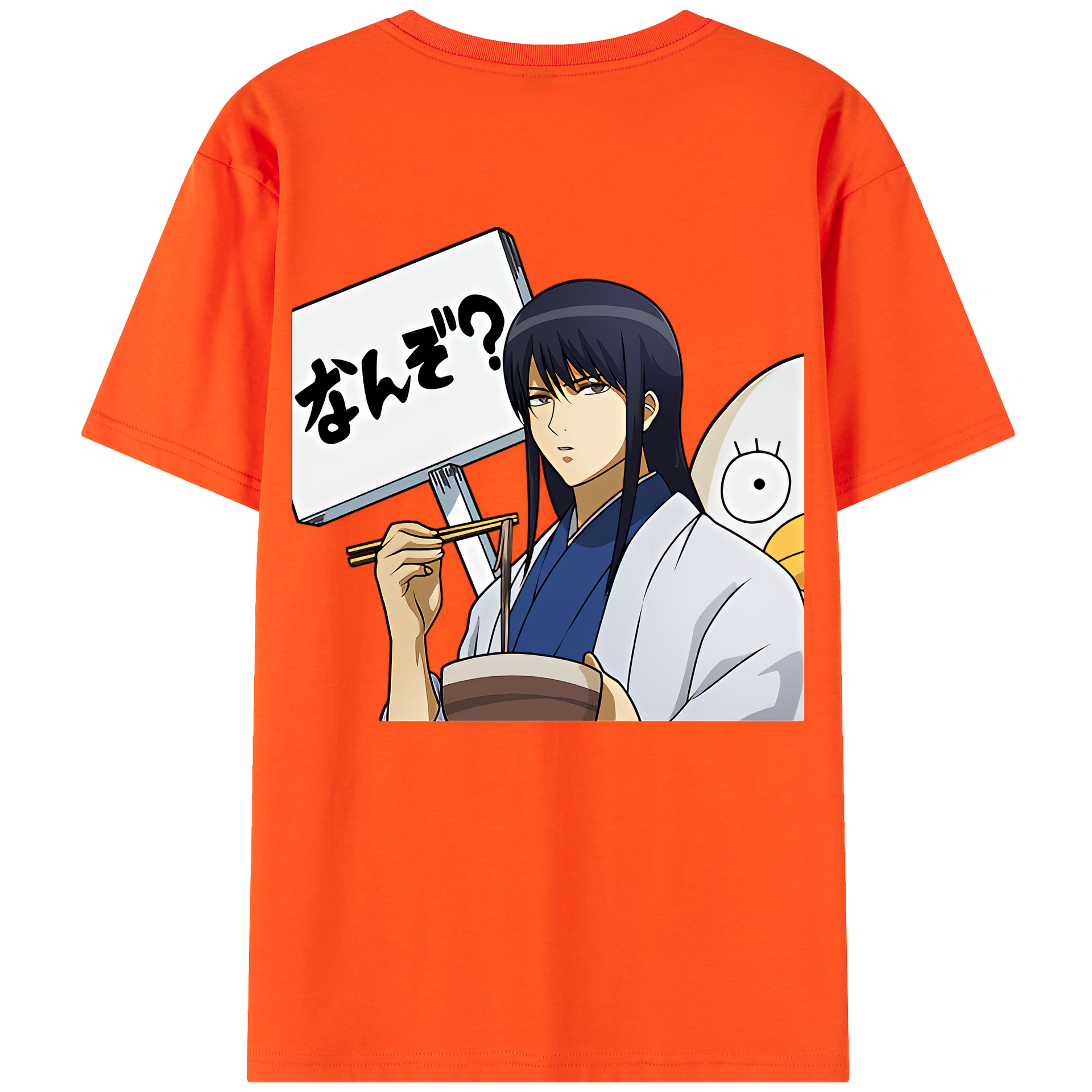 （画像用） ぎんたま 坂田銀時（さかたぎんとき） 神楽 志村新八（しむら しんぱち） GINTAMA Sakata Gintoki Kagura Shimura Shinpachi 綿100％半袖Tシャツ（背面プリント）
