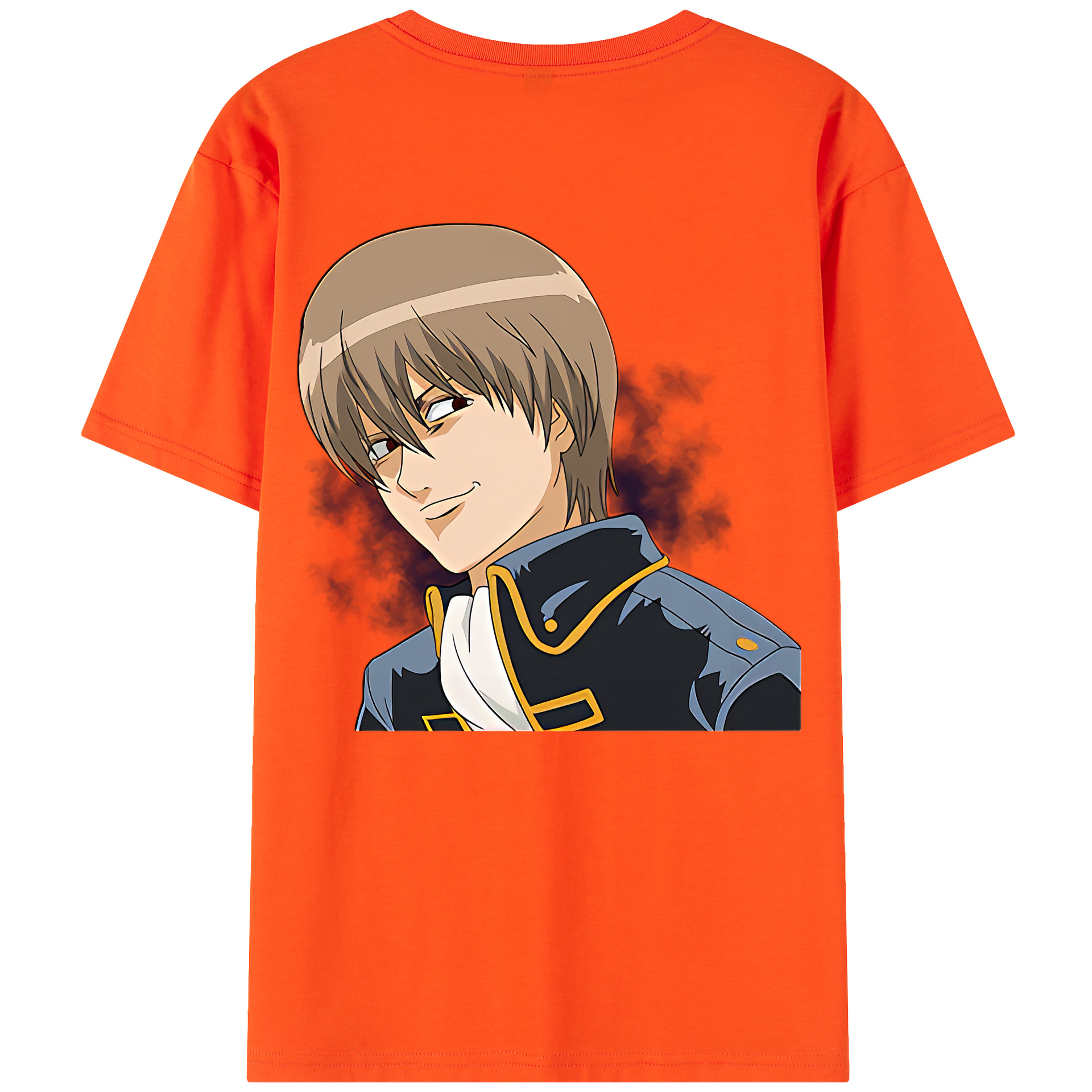 （画像用） ぎんたま 坂田銀時（さかたぎんとき） 神楽 志村新八（しむら しんぱち） GINTAMA Sakata Gintoki Kagura Shimura Shinpachi 綿100％半袖Tシャツ（背面プリント）