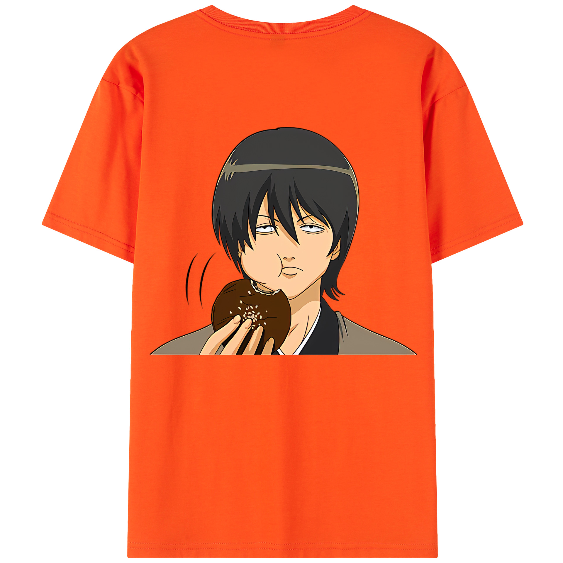 （画像用） ぎんたま 坂田銀時（さかたぎんとき） 神楽 志村新八（しむら しんぱち） GINTAMA Sakata Gintoki Kagura Shimura Shinpachi 綿100％半袖Tシャツ（背面プリント）