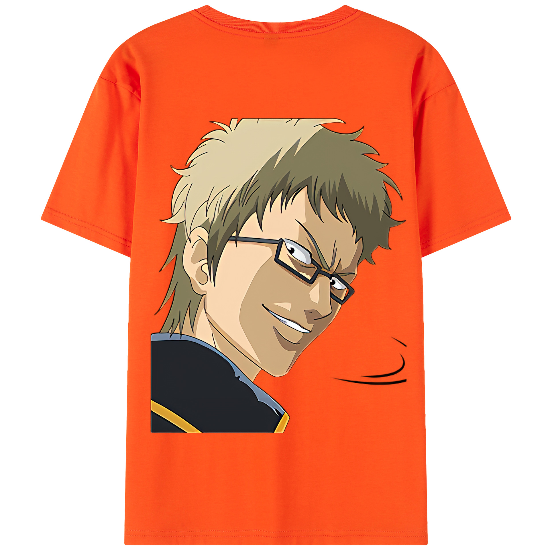 （画像用） ぎんたま 坂田銀時（さかたぎんとき） 神楽 志村新八（しむら しんぱち） GINTAMA Sakata Gintoki Kagura Shimura Shinpachi 綿100％半袖Tシャツ（背面プリント）