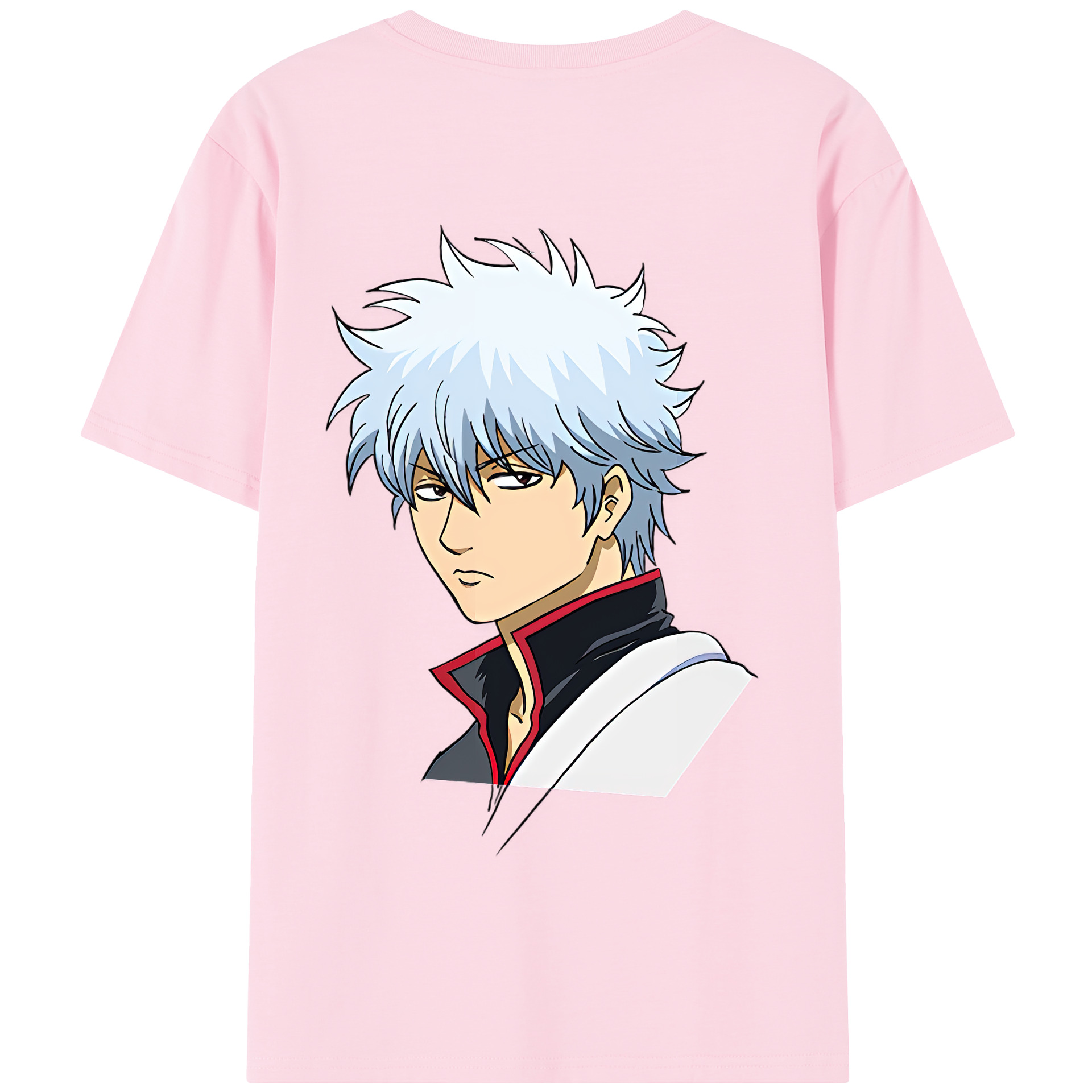 （画像用） ぎんたま 坂田銀時（さかたぎんとき） 神楽 志村新八（しむら しんぱち） GINTAMA Sakata Gintoki Kagura Shimura Shinpachi 綿100％半袖Tシャツ（背面プリント）