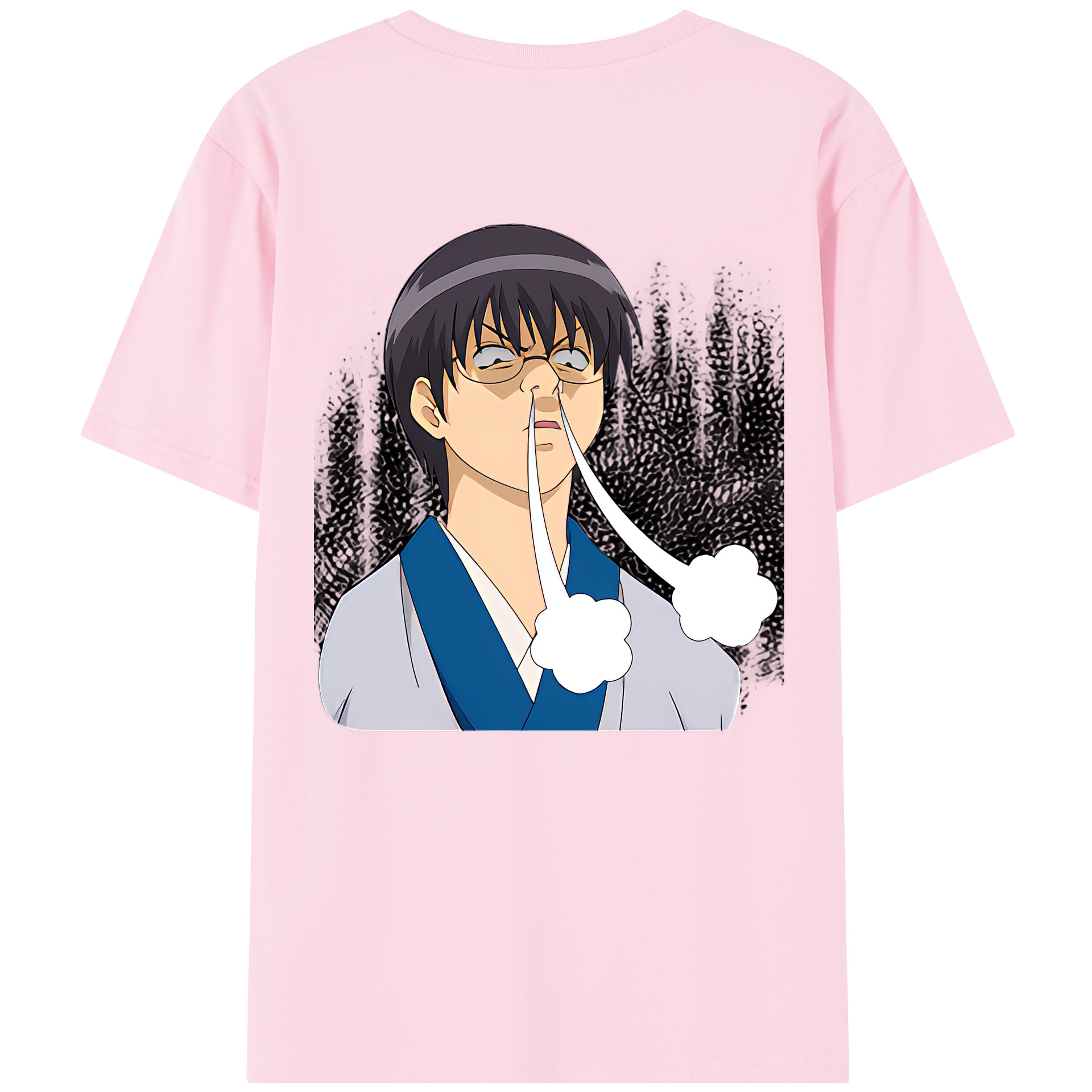 （画像用） ぎんたま 坂田銀時（さかたぎんとき） 神楽 志村新八（しむら しんぱち） GINTAMA Sakata Gintoki Kagura Shimura Shinpachi 綿100％半袖Tシャツ（背面プリント）