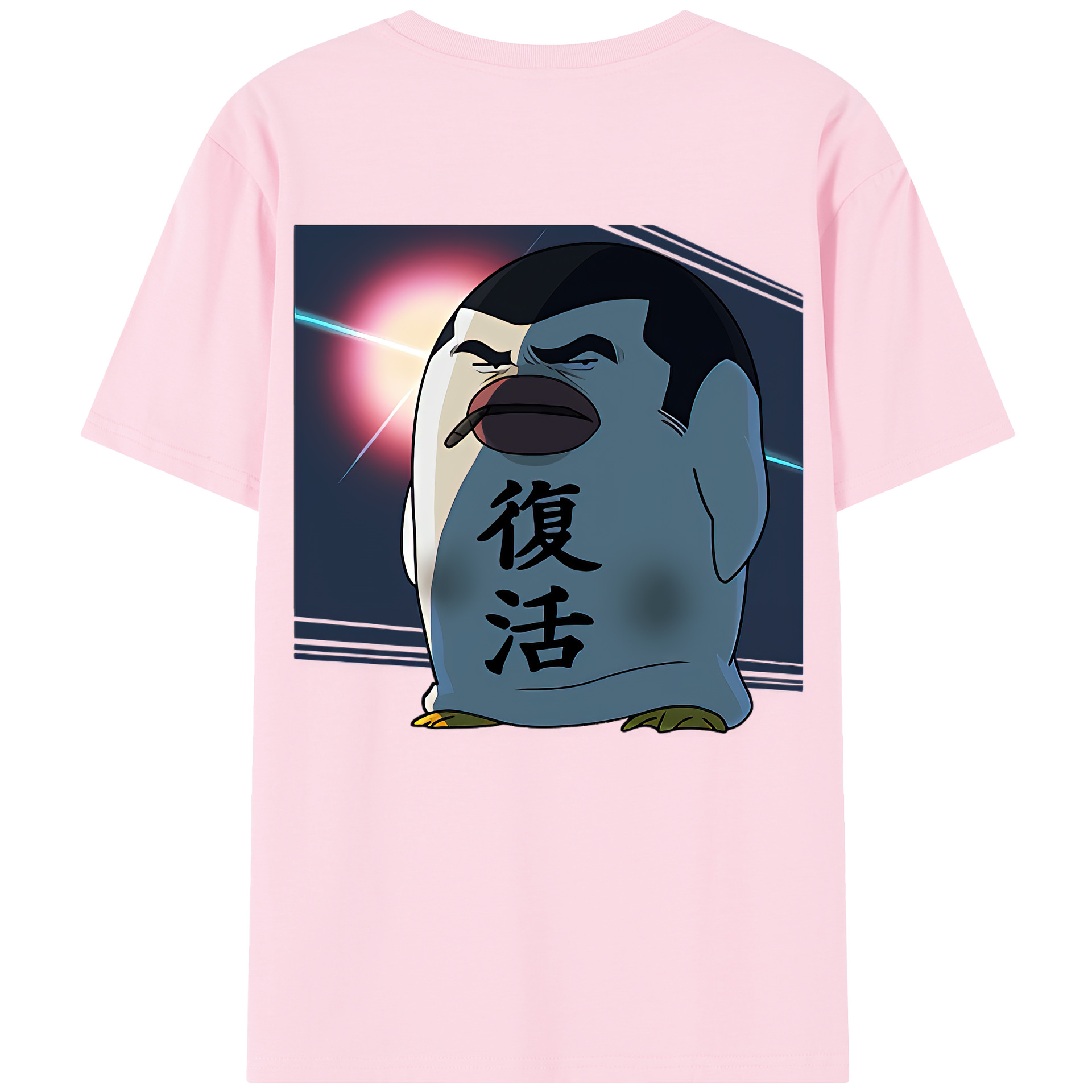 （画像用） ぎんたま 坂田銀時（さかたぎんとき） 神楽 志村新八（しむら しんぱち） GINTAMA Sakata Gintoki Kagura Shimura Shinpachi 綿100％半袖Tシャツ（背面プリント）