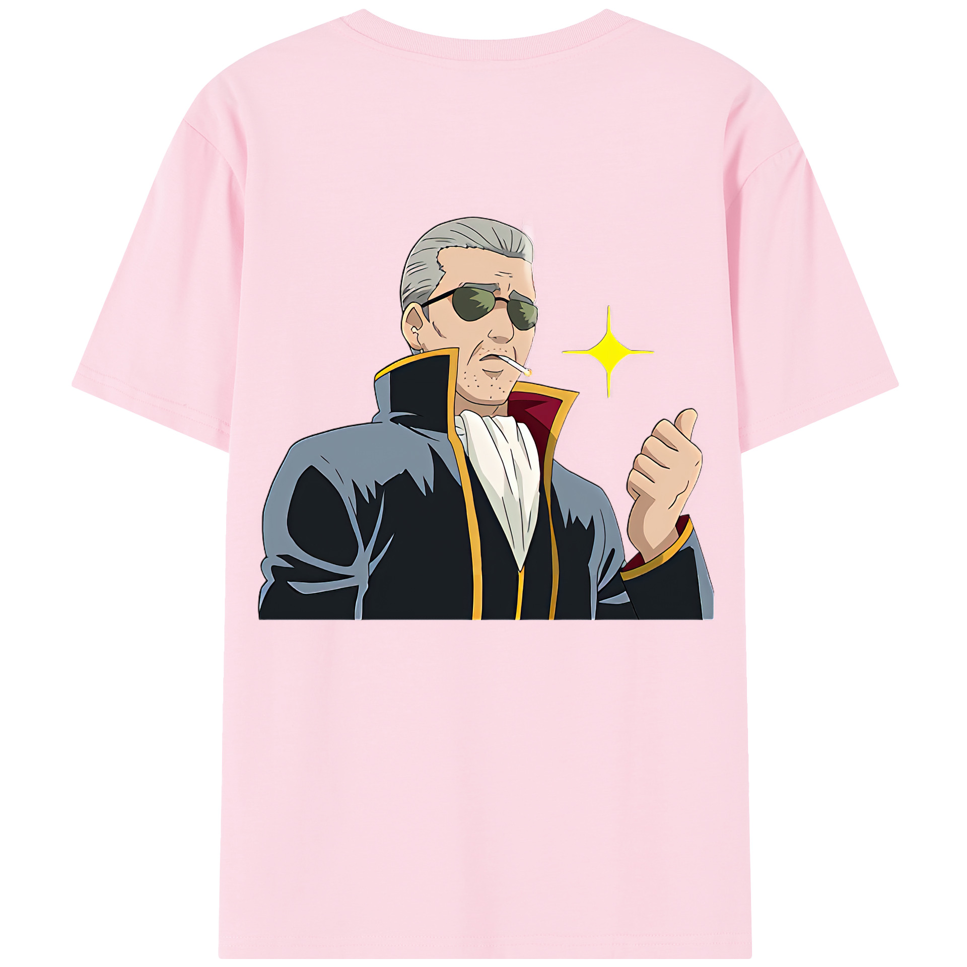 （画像用） ぎんたま 坂田銀時（さかたぎんとき） 神楽 志村新八（しむら しんぱち） GINTAMA Sakata Gintoki Kagura Shimura Shinpachi 綿100％半袖Tシャツ（背面プリント）