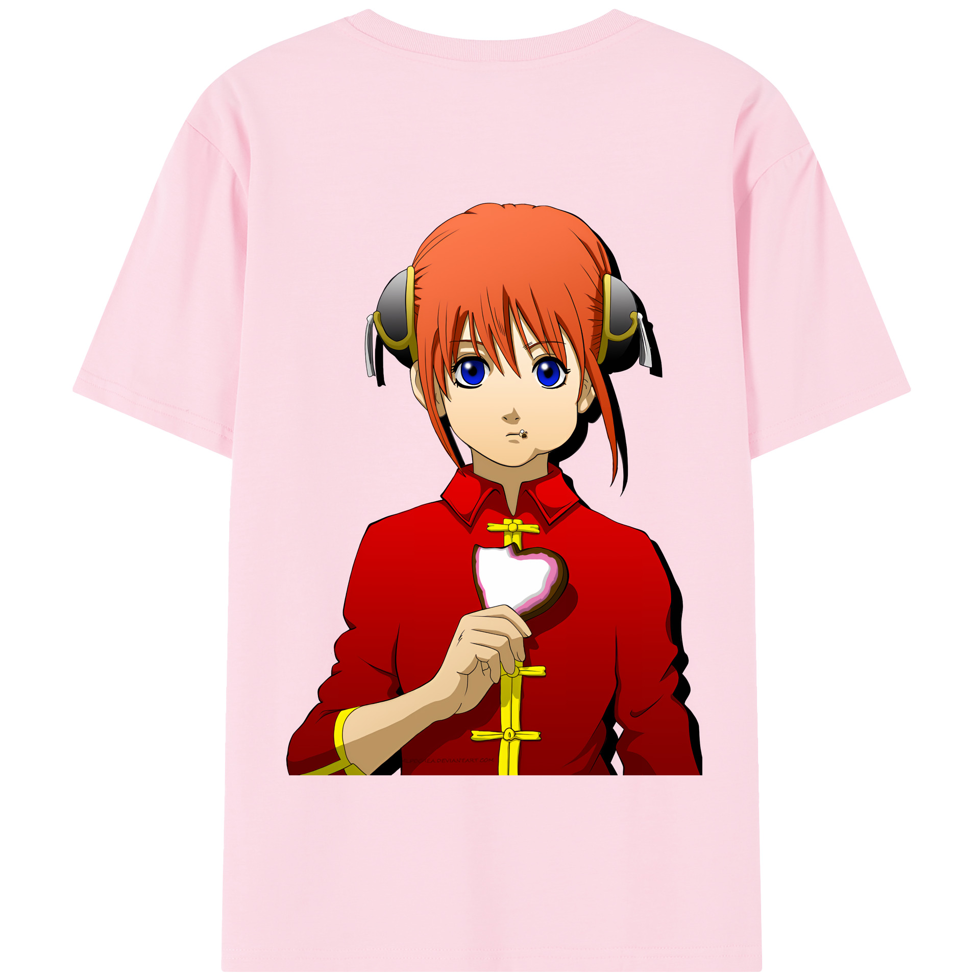 ぎんたま 坂田銀時（さかたぎんとき） 神楽 志村新八（しむら しんぱち） GINTAMA Sakata Gintoki Kagura Shimura Shinpachi 綿100％半袖Tシャツ（背面プリント）