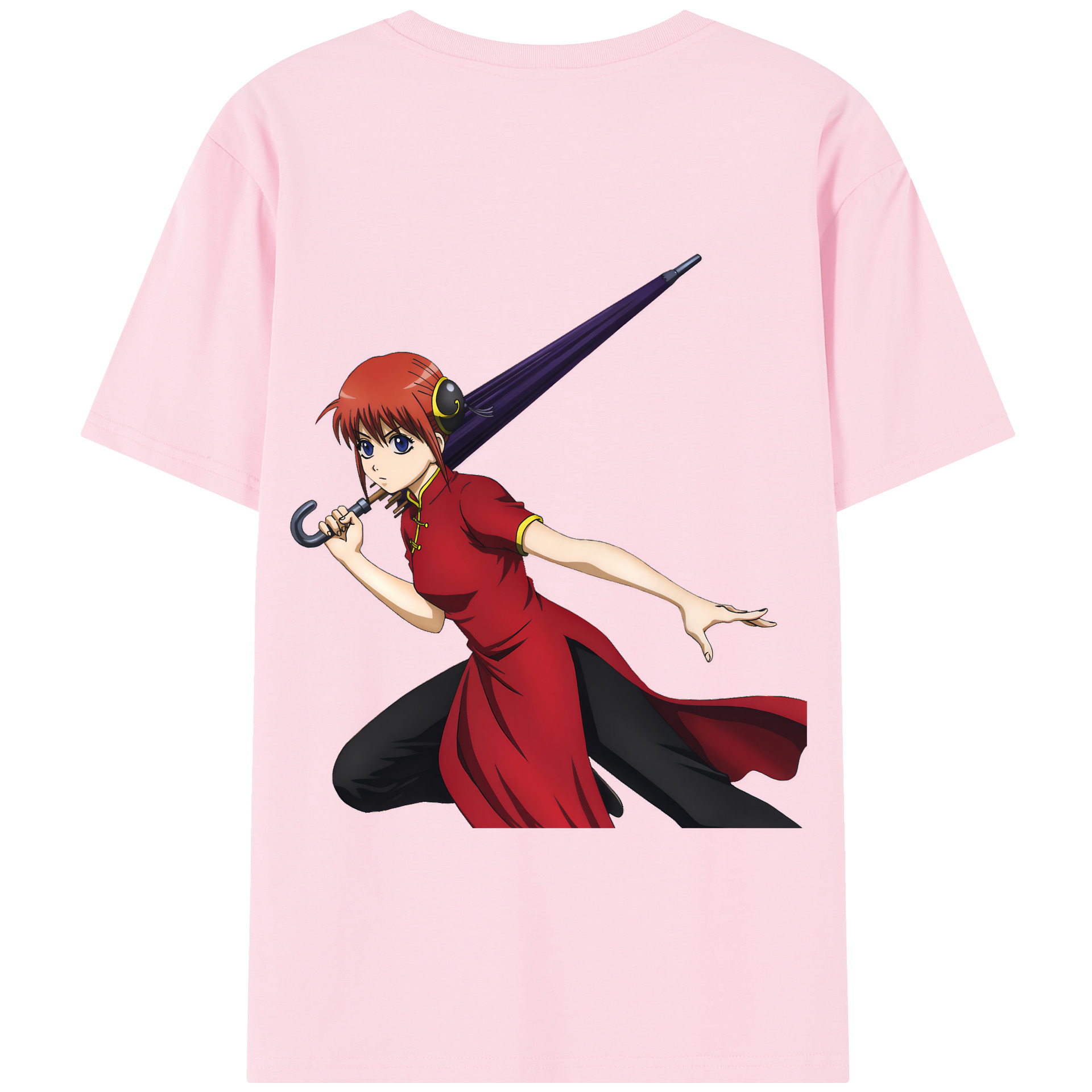 （画像用） ぎんたま 坂田銀時（さかたぎんとき） 神楽 志村新八（しむら しんぱち） GINTAMA Sakata Gintoki Kagura Shimura Shinpachi 綿100％半袖Tシャツ（背面プリント）