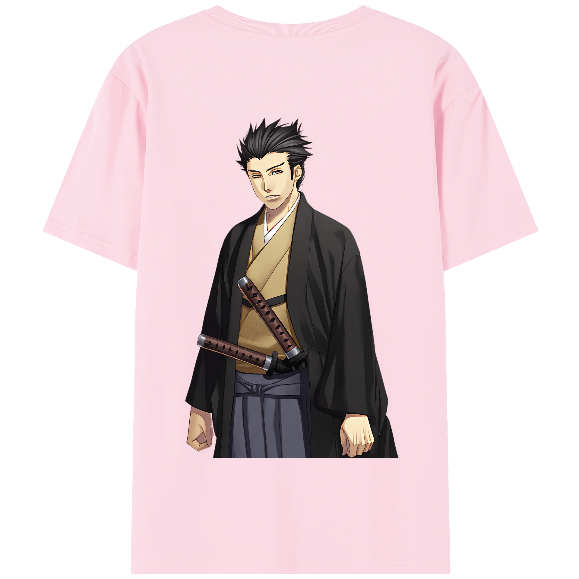 （画像用） ぎんたま 坂田銀時（さかたぎんとき） 神楽 志村新八（しむら しんぱち） GINTAMA Sakata Gintoki Kagura Shimura Shinpachi 綿100％半袖Tシャツ（背面プリント）