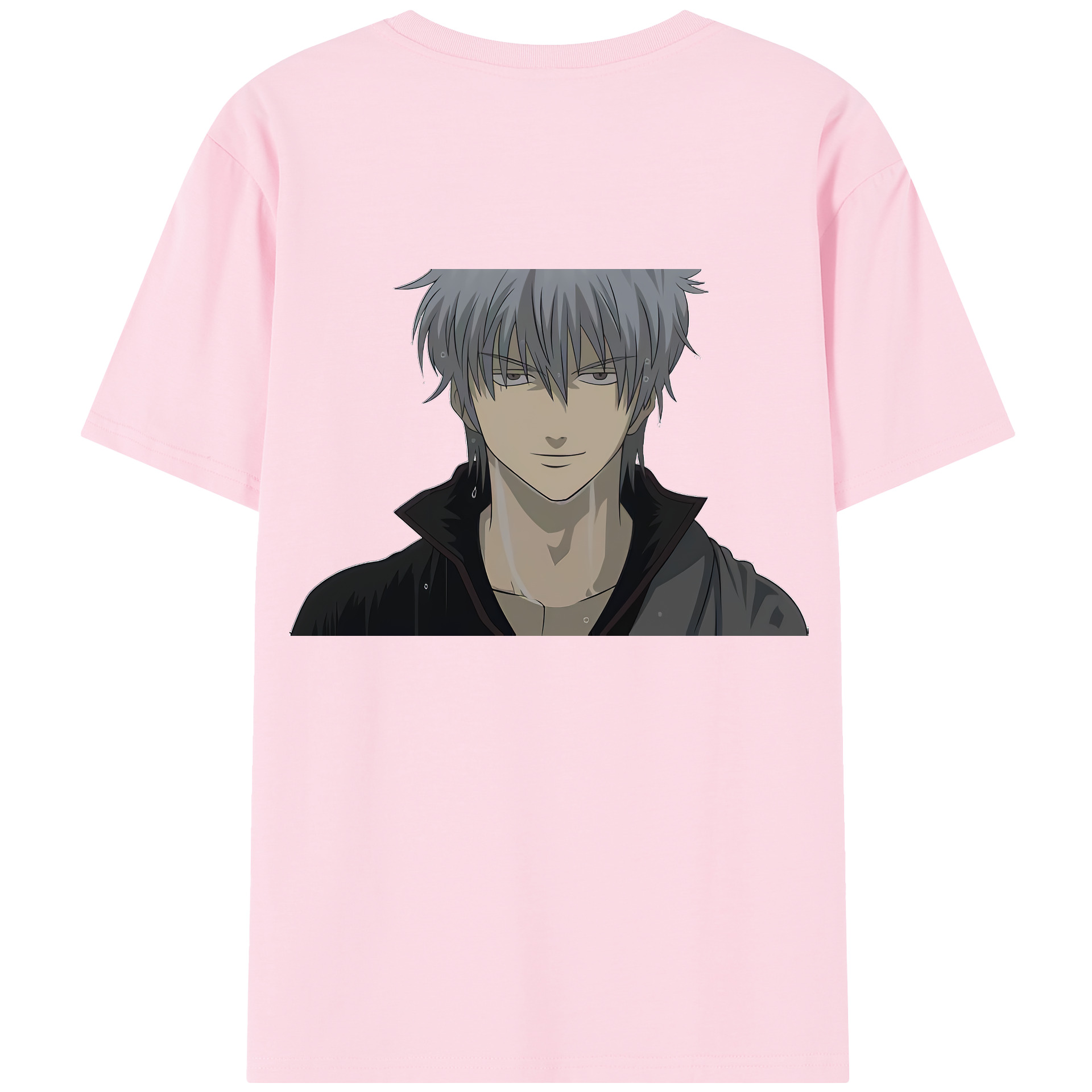 （画像用） ぎんたま 坂田銀時（さかたぎんとき） 神楽 志村新八（しむら しんぱち） GINTAMA Sakata Gintoki Kagura Shimura Shinpachi 綿100％半袖Tシャツ（背面プリント）