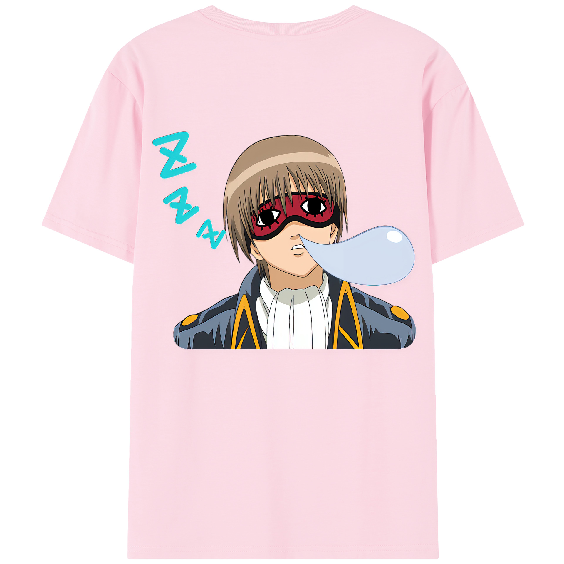 （画像用） ぎんたま 坂田銀時（さかたぎんとき） 神楽 志村新八（しむら しんぱち） GINTAMA Sakata Gintoki Kagura Shimura Shinpachi 綿100％半袖Tシャツ（背面プリント）