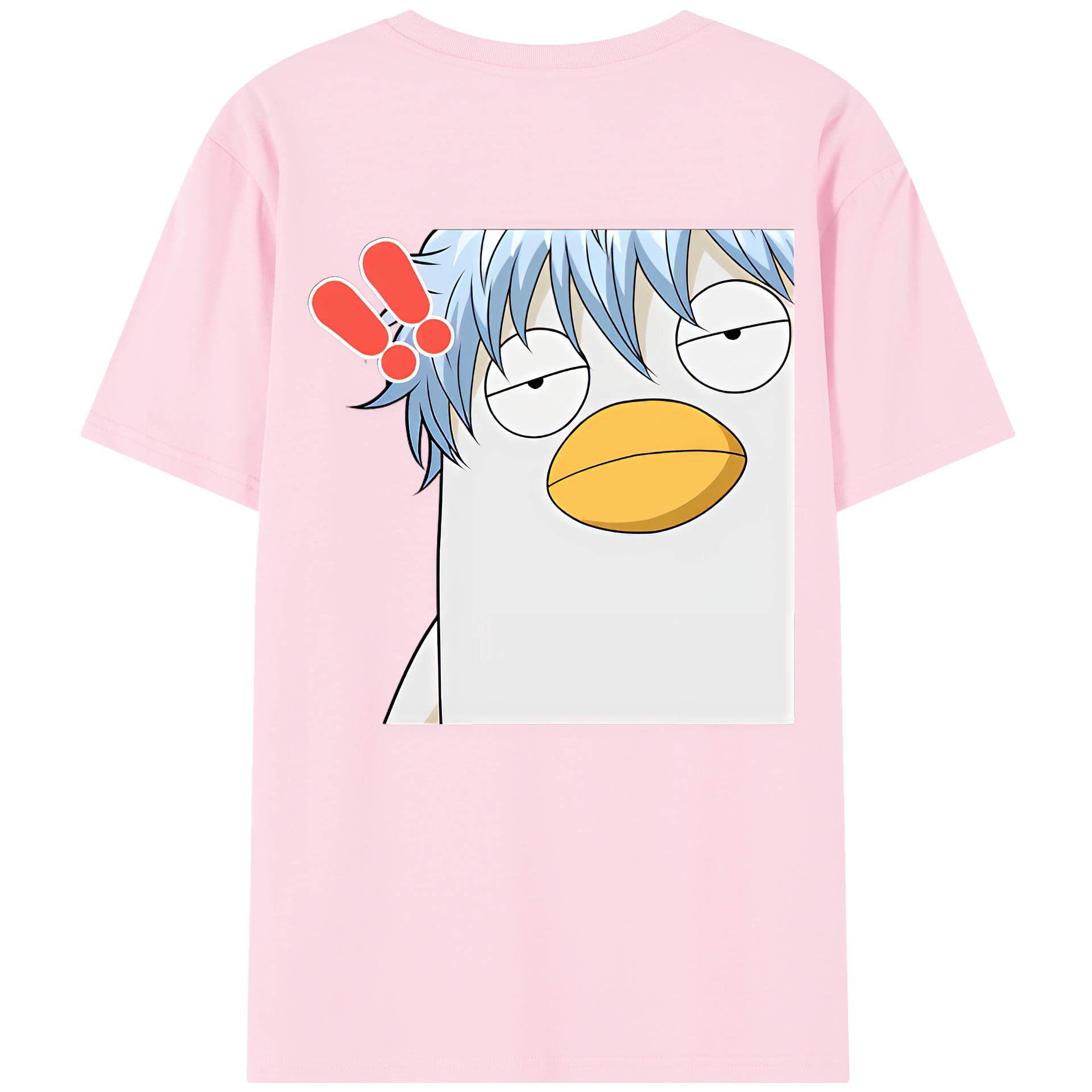 （画像用） ぎんたま 坂田銀時（さかたぎんとき） 神楽 志村新八（しむら しんぱち） GINTAMA Sakata Gintoki Kagura Shimura Shinpachi 綿100％半袖Tシャツ（背面プリント）