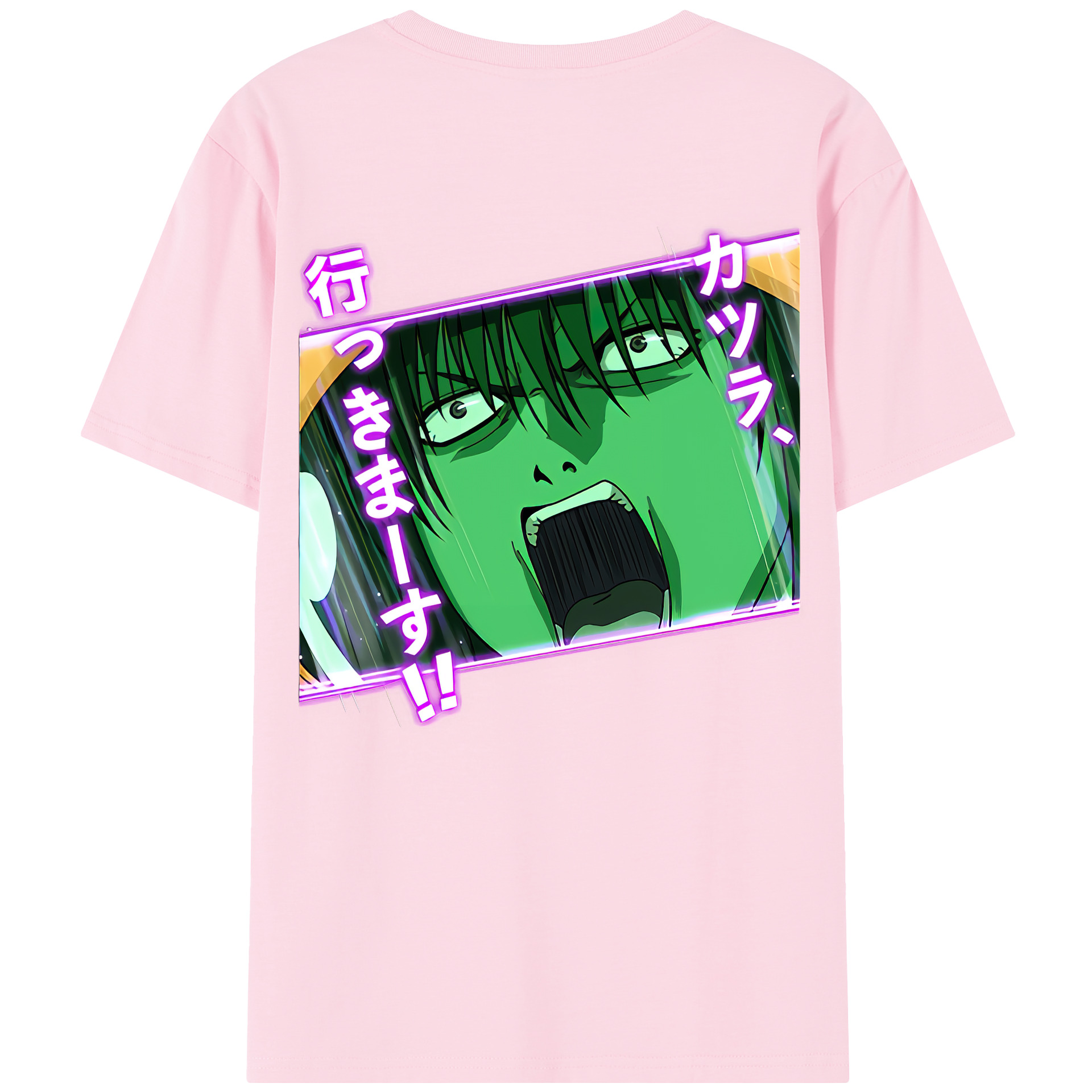 （画像用） ぎんたま 坂田銀時（さかたぎんとき） 神楽 志村新八（しむら しんぱち） GINTAMA Sakata Gintoki Kagura Shimura Shinpachi 綿100％半袖Tシャツ（背面プリント）