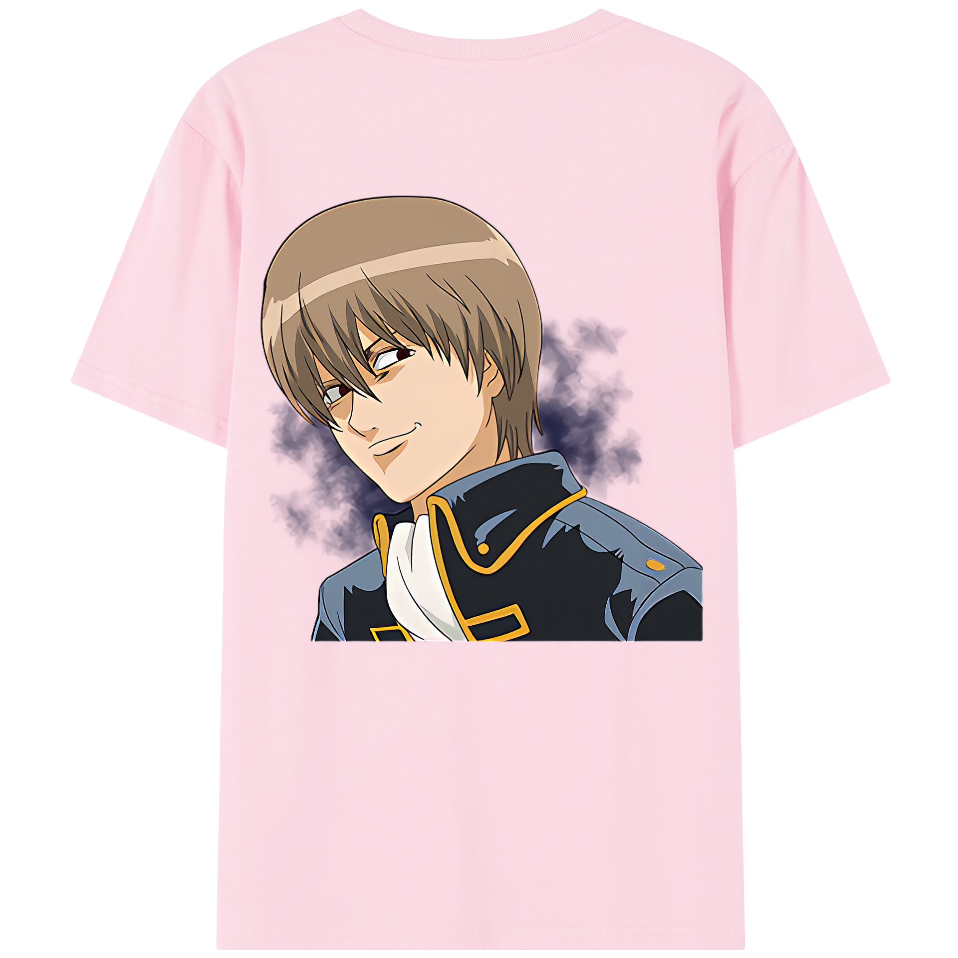 （画像用） ぎんたま 坂田銀時（さかたぎんとき） 神楽 志村新八（しむら しんぱち） GINTAMA Sakata Gintoki Kagura Shimura Shinpachi 綿100％半袖Tシャツ（背面プリント）