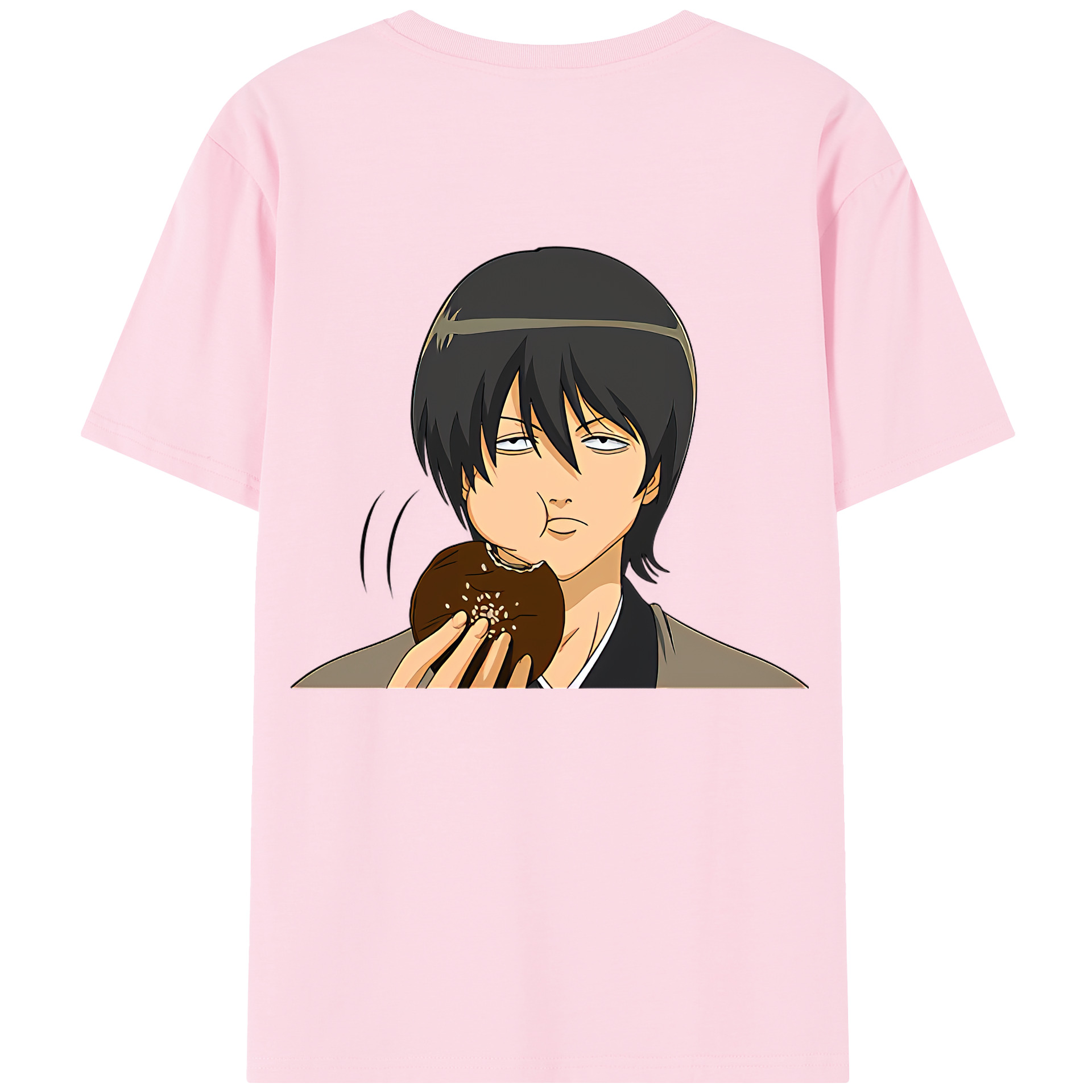（画像用） ぎんたま 坂田銀時（さかたぎんとき） 神楽 志村新八（しむら しんぱち） GINTAMA Sakata Gintoki Kagura Shimura Shinpachi 綿100％半袖Tシャツ（背面プリント）