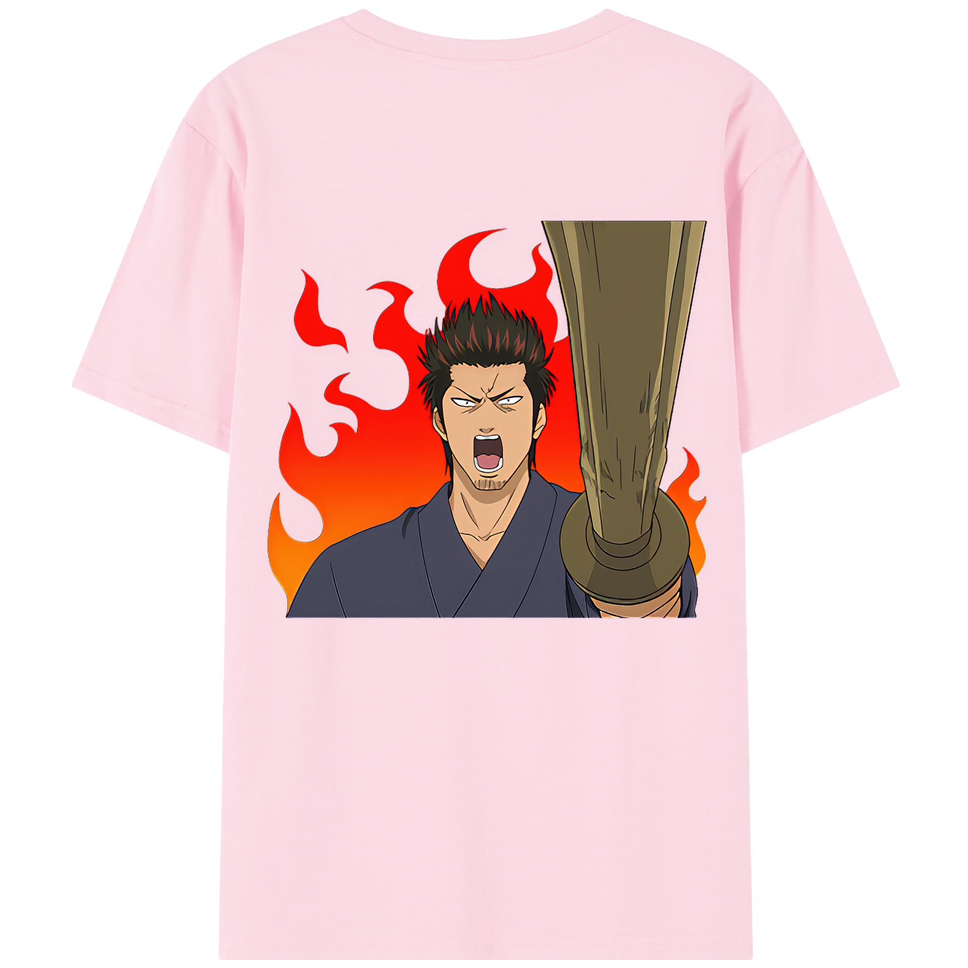 （画像用） ぎんたま 坂田銀時（さかたぎんとき） 神楽 志村新八（しむら しんぱち） GINTAMA Sakata Gintoki Kagura Shimura Shinpachi 綿100％半袖Tシャツ（背面プリント）