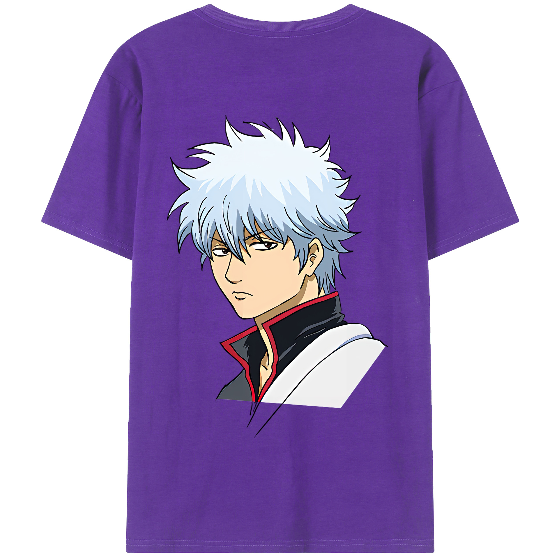 （画像用） ぎんたま 坂田銀時（さかたぎんとき） 神楽 志村新八（しむら しんぱち） GINTAMA Sakata Gintoki Kagura Shimura Shinpachi 綿100％半袖Tシャツ（背面プリント）