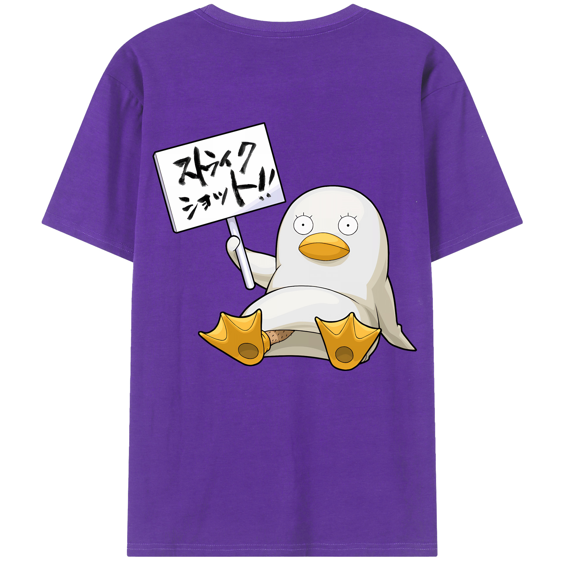 （画像用） ぎんたま 坂田銀時（さかたぎんとき） 神楽 志村新八（しむら しんぱち） GINTAMA Sakata Gintoki Kagura Shimura Shinpachi 綿100％半袖Tシャツ（背面プリント）