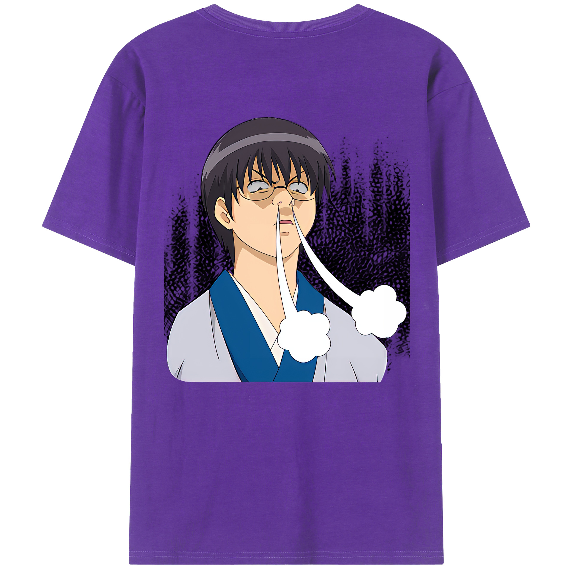 （画像用） ぎんたま 坂田銀時（さかたぎんとき） 神楽 志村新八（しむら しんぱち） GINTAMA Sakata Gintoki Kagura Shimura Shinpachi 綿100％半袖Tシャツ（背面プリント）