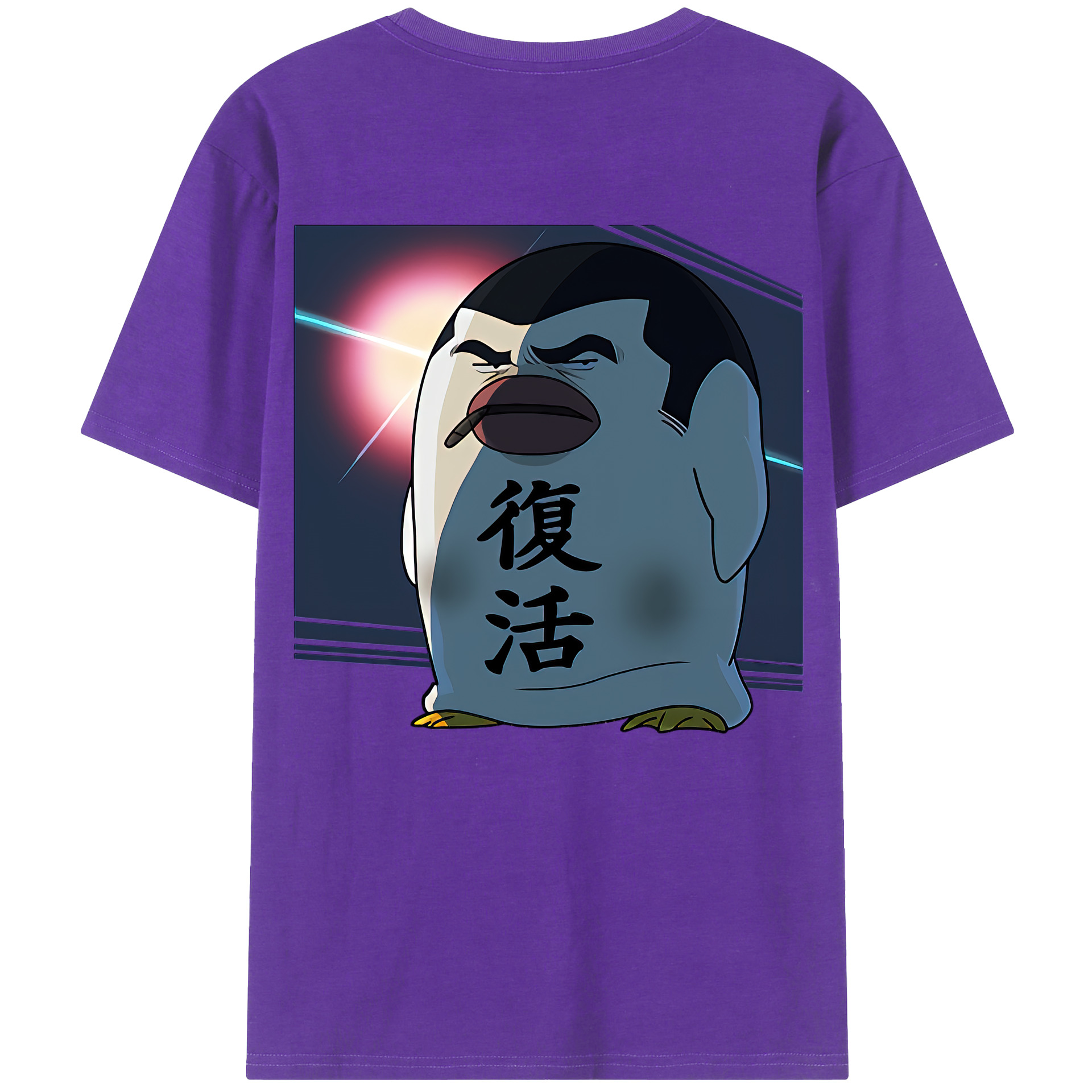 （画像用） ぎんたま 坂田銀時（さかたぎんとき） 神楽 志村新八（しむら しんぱち） GINTAMA Sakata Gintoki Kagura Shimura Shinpachi 綿100％半袖Tシャツ（背面プリント）