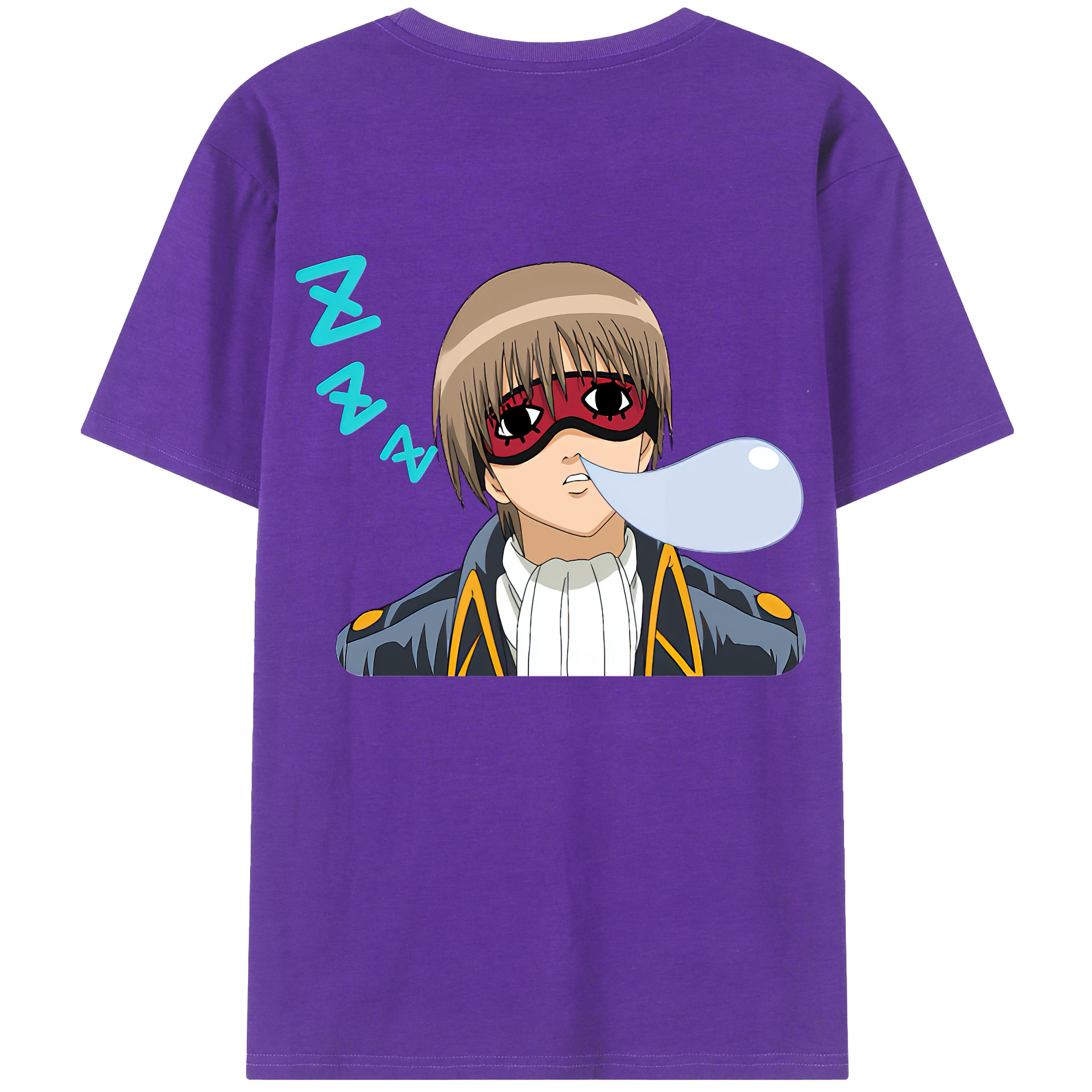 （画像用） ぎんたま 坂田銀時（さかたぎんとき） 神楽 志村新八（しむら しんぱち） GINTAMA Sakata Gintoki Kagura Shimura Shinpachi 綿100％半袖Tシャツ（背面プリント）