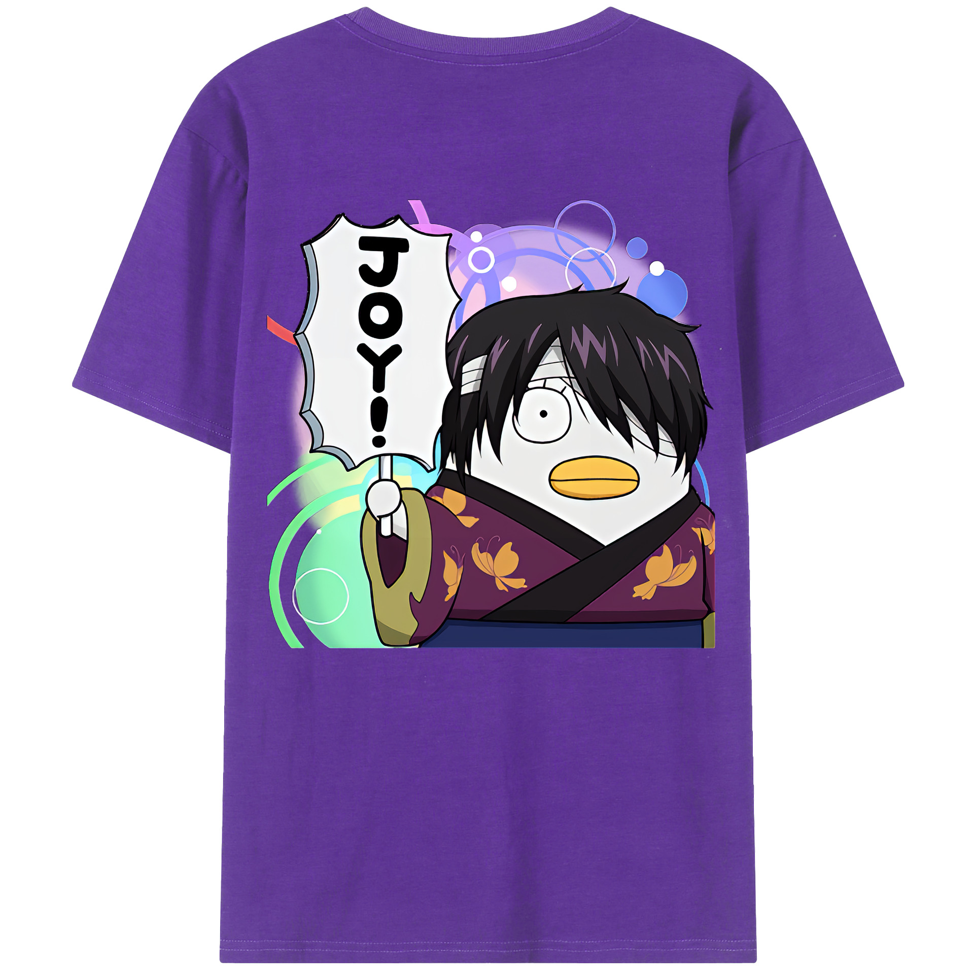 （画像用） ぎんたま 坂田銀時（さかたぎんとき） 神楽 志村新八（しむら しんぱち） GINTAMA Sakata Gintoki Kagura Shimura Shinpachi 綿100％半袖Tシャツ（背面プリント）