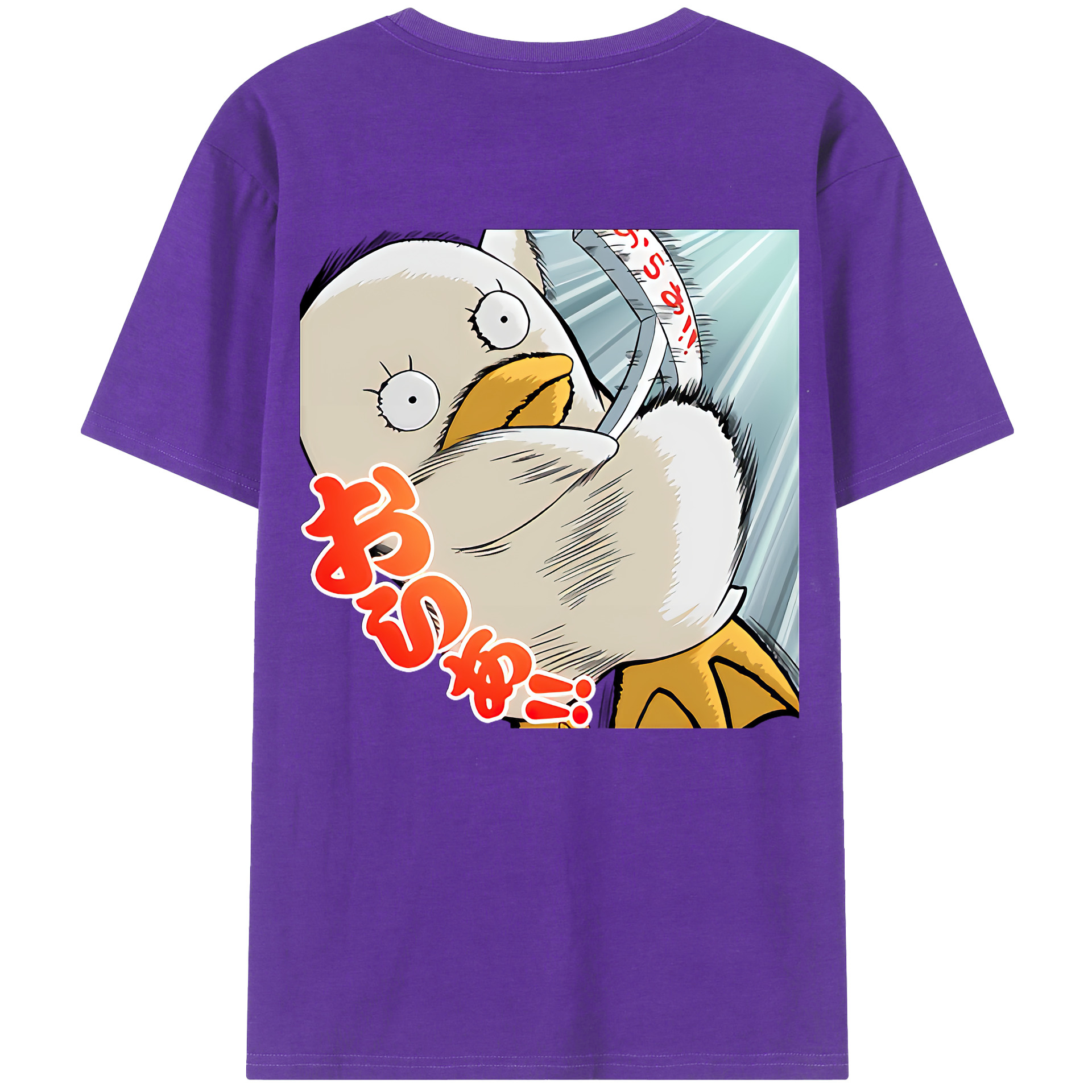 （画像用） ぎんたま 坂田銀時（さかたぎんとき） 神楽 志村新八（しむら しんぱち） GINTAMA Sakata Gintoki Kagura Shimura Shinpachi 綿100％半袖Tシャツ（背面プリント）